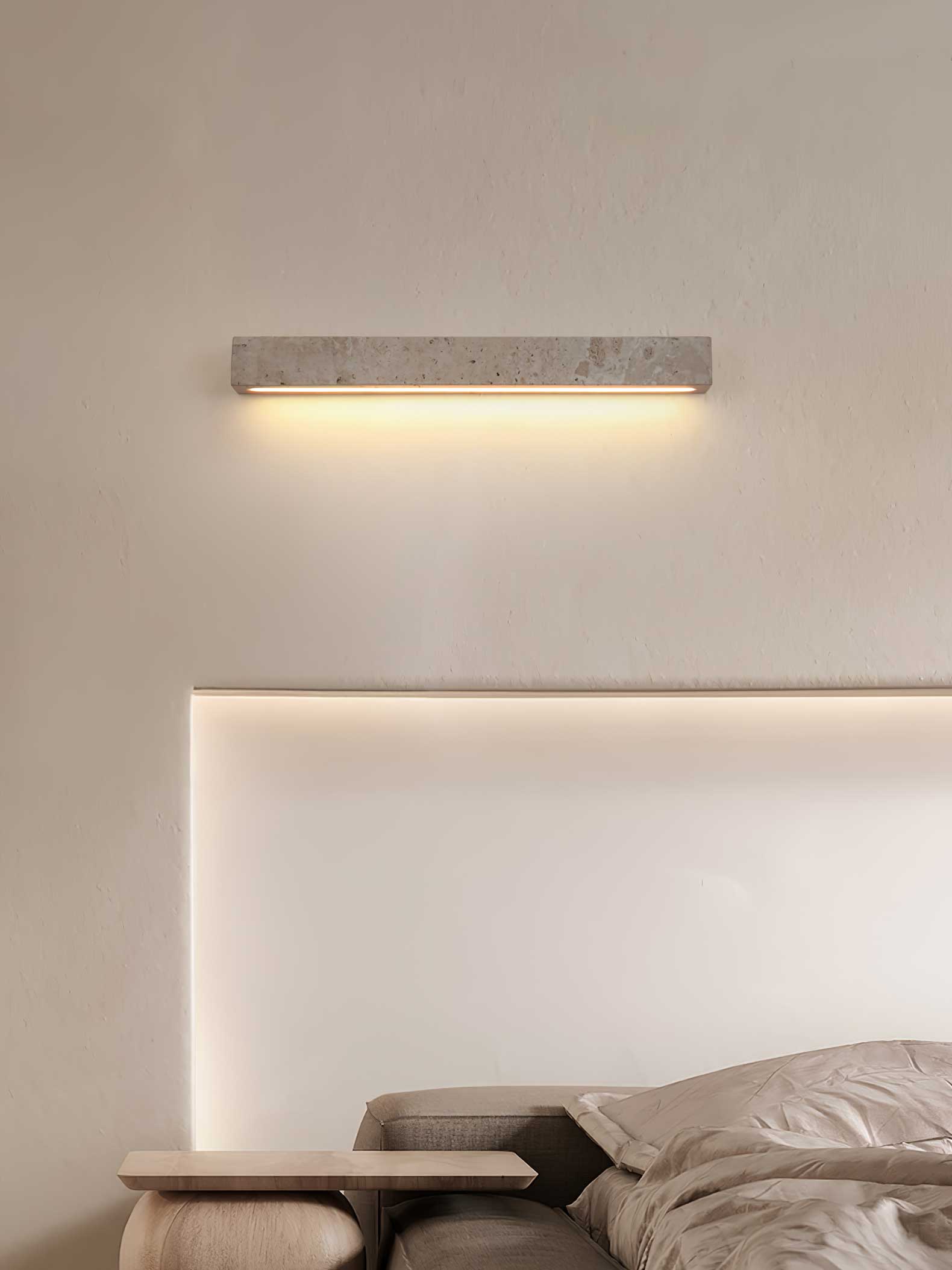 Ardora Travertine Pendant Light - Lamp Copper