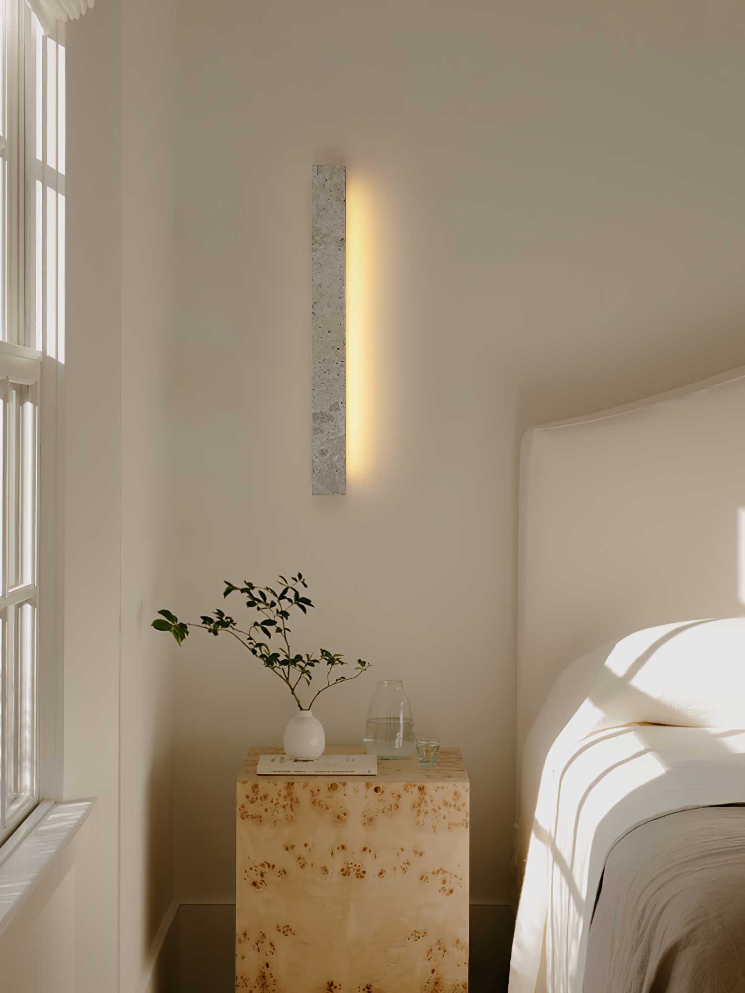 Ardora Travertine Pendant Light - Lamp Copper