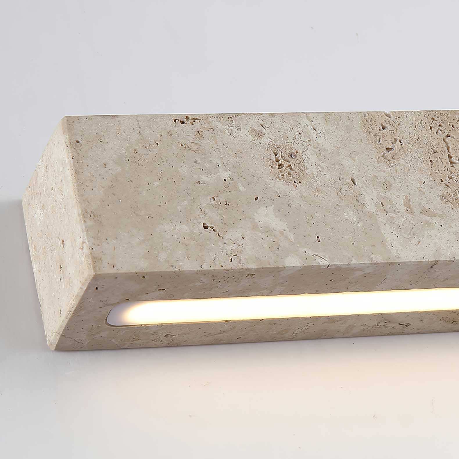 Ardora Travertine Pendant Light - Lamp Copper