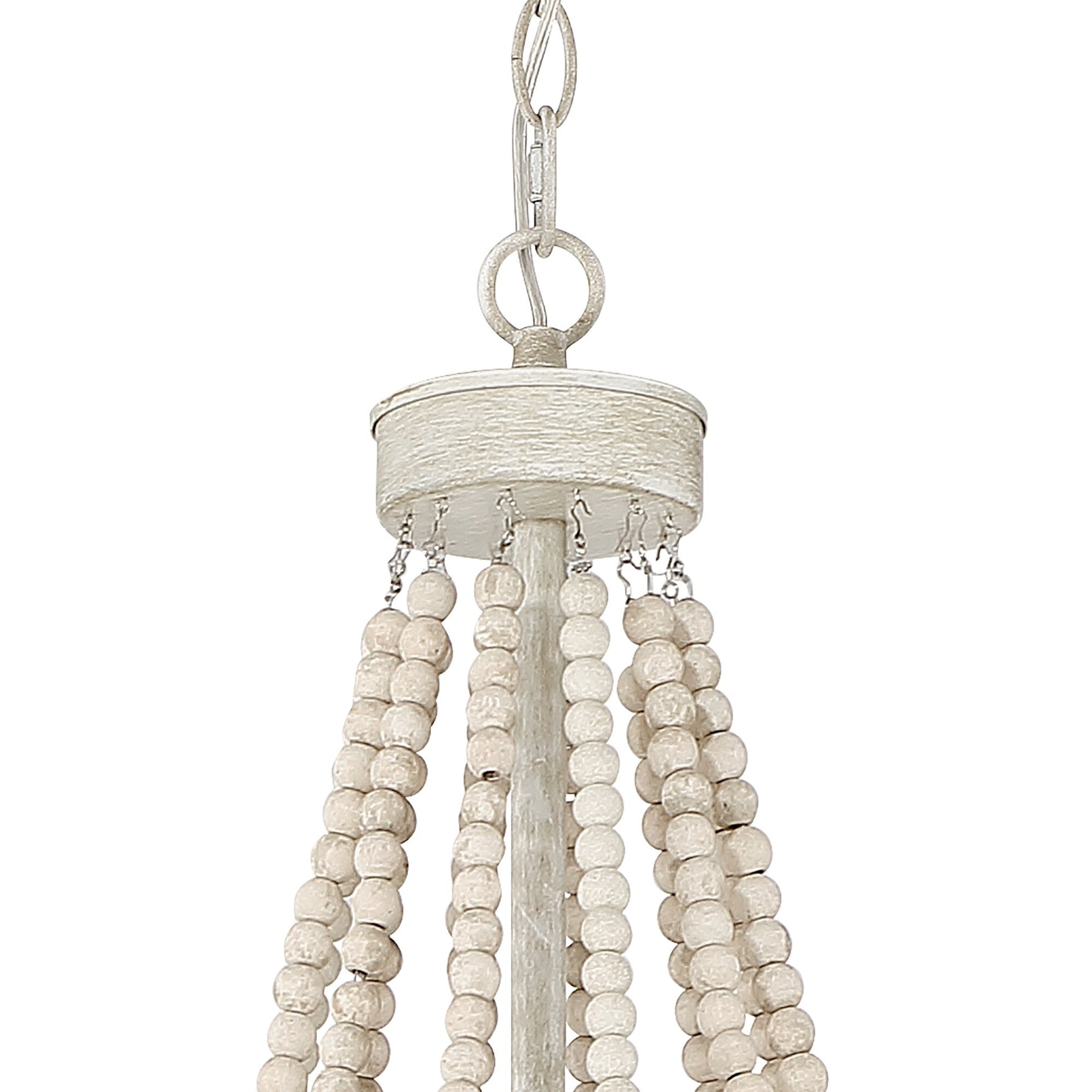 Isoren Vintage Industrial Wooden Metal Chandelier - Lamp Copper