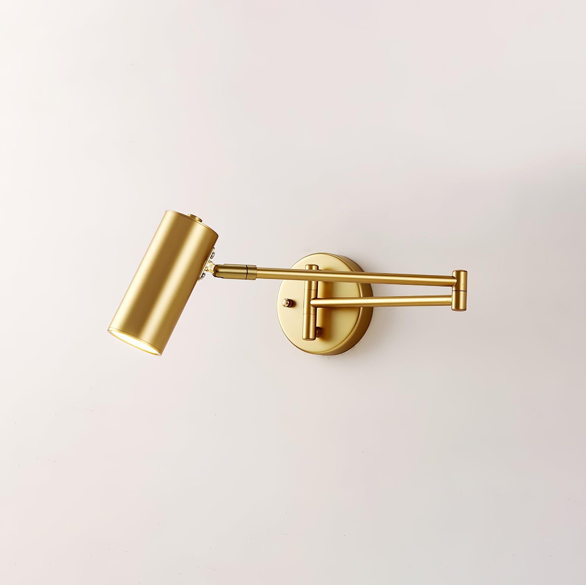 Axel Adjustable Swing Arm Wall Lamp - Lamp Copper