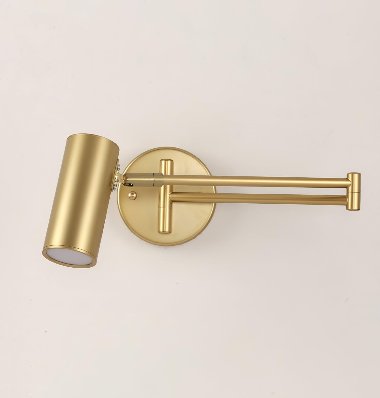 Axel Adjustable Swing Arm Wall Lamp - Lamp Copper