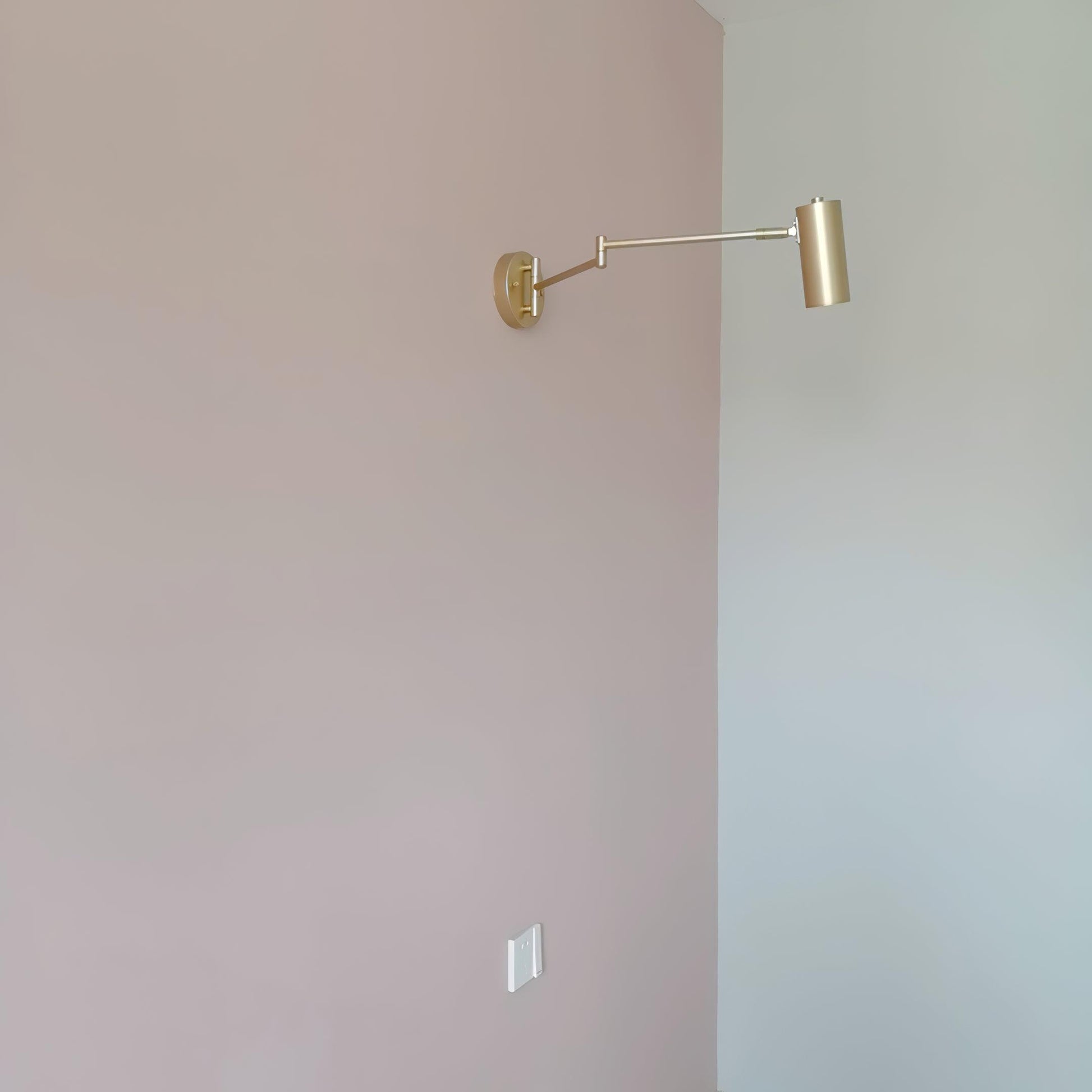 Axel Adjustable Swing Arm Wall Lamp - Lamp Copper