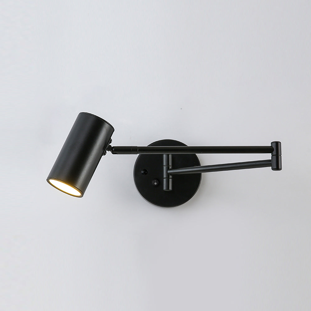 Axel Adjustable Swing Arm Wall Lamp - Lamp Copper