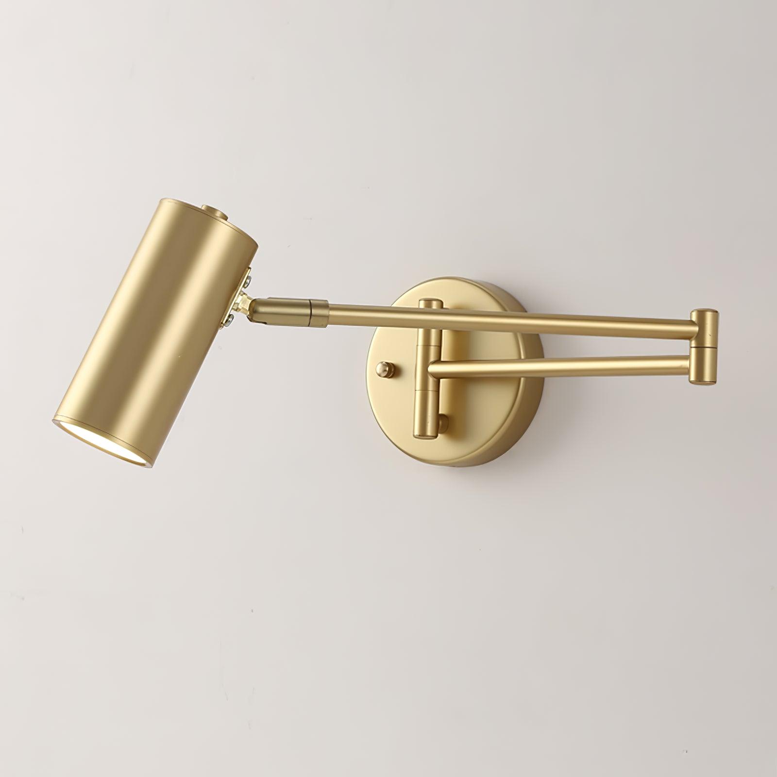 Axel Adjustable Swing Arm Wall Lamp - Lamp Copper