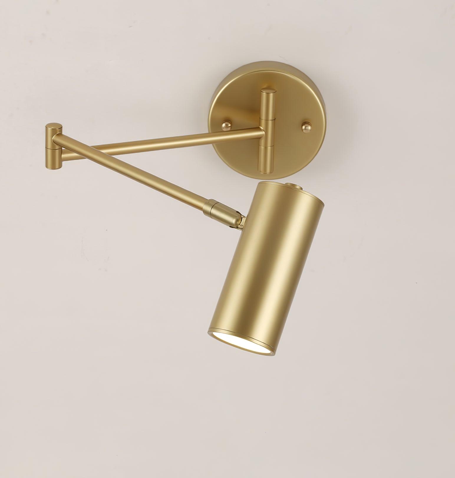 Axel Adjustable Swing Arm Wall Lamp - Lamp Copper