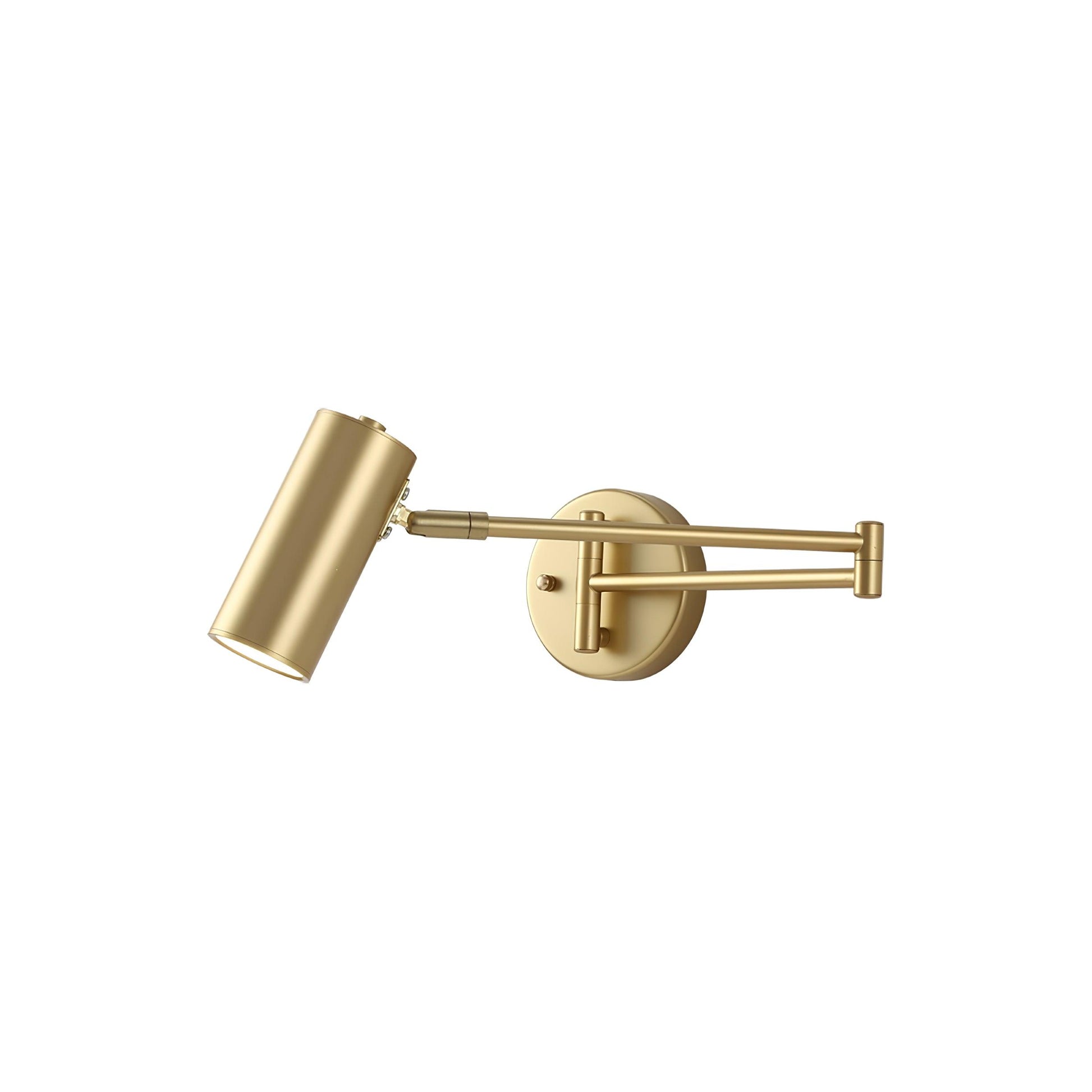 Axel Adjustable Swing Arm Wall Lamp - Lamp Copper