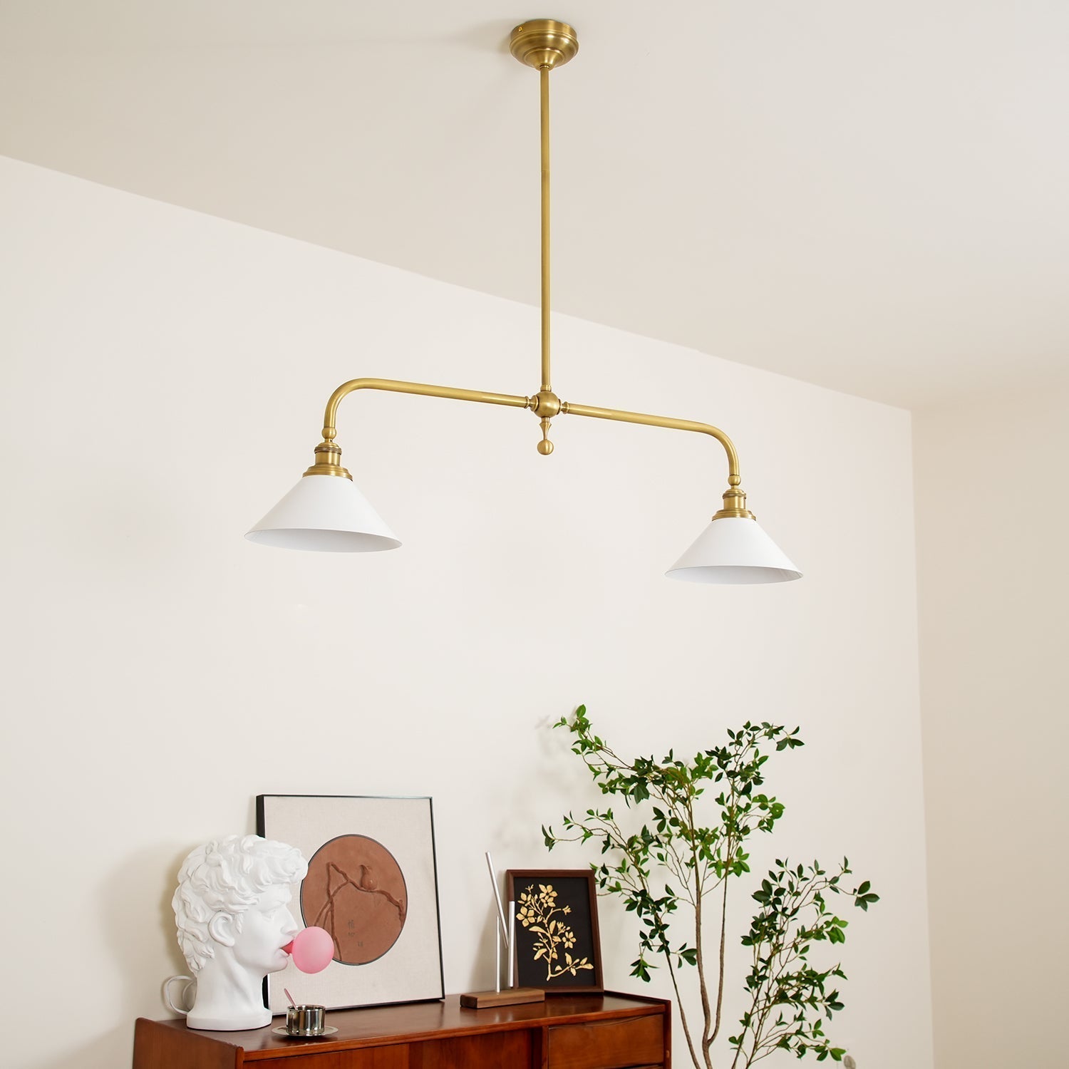 Zya Vintage Retro Pendant Light - Lamp Copper