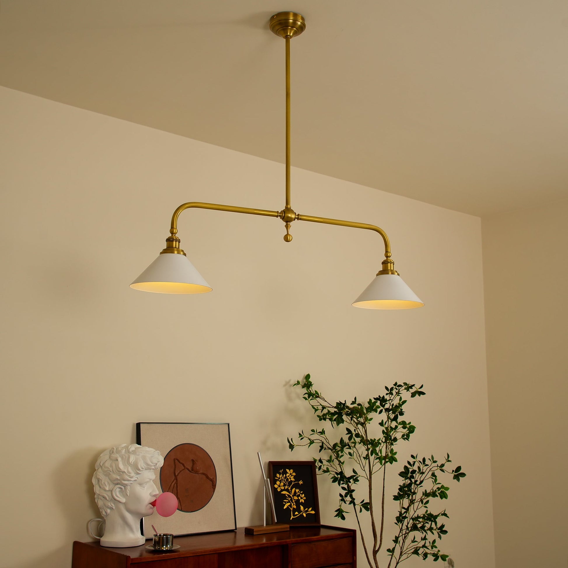 Zya Vintage Retro Pendant Light - Lamp Copper