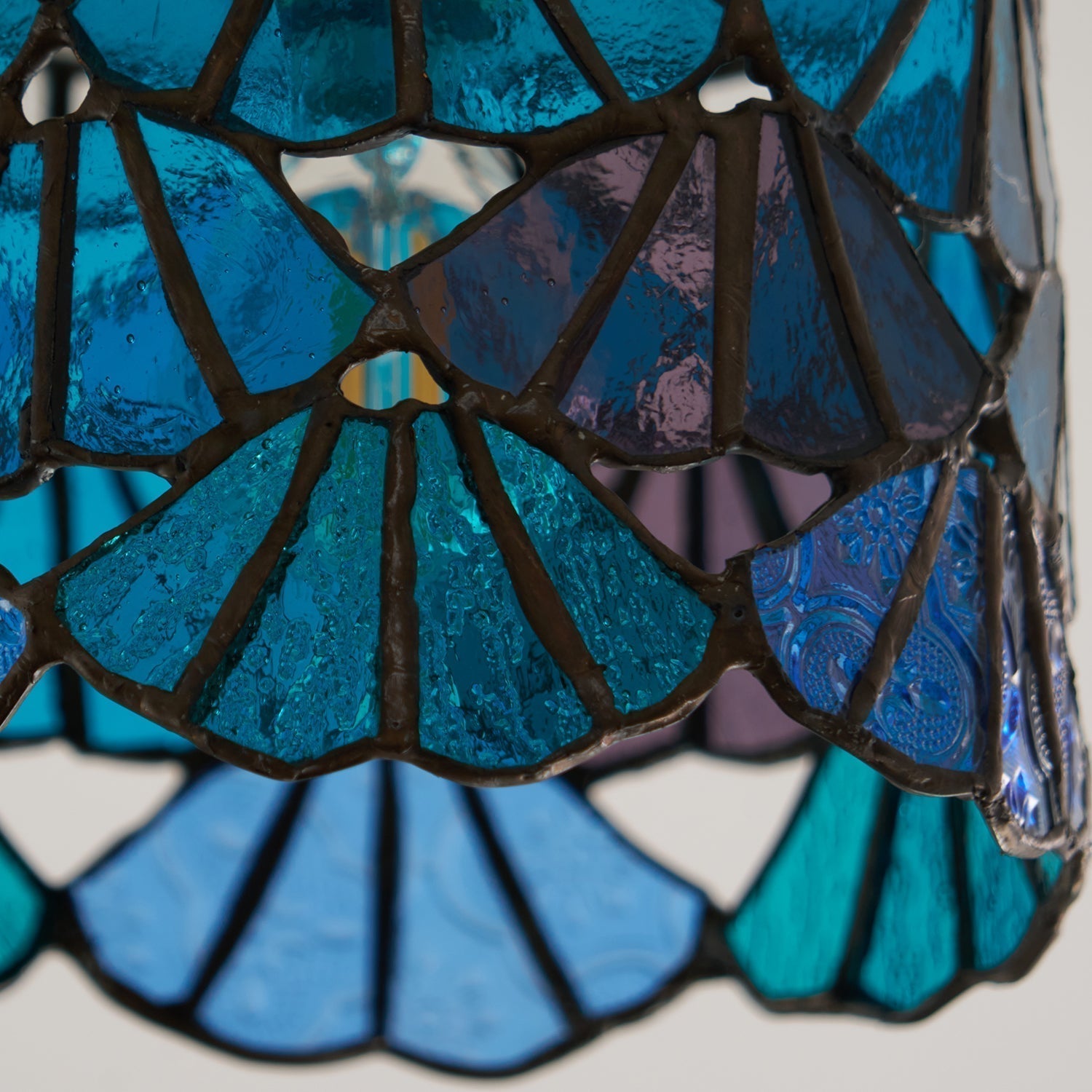 Bloom Ceiling Light Glass - Lamp Copper