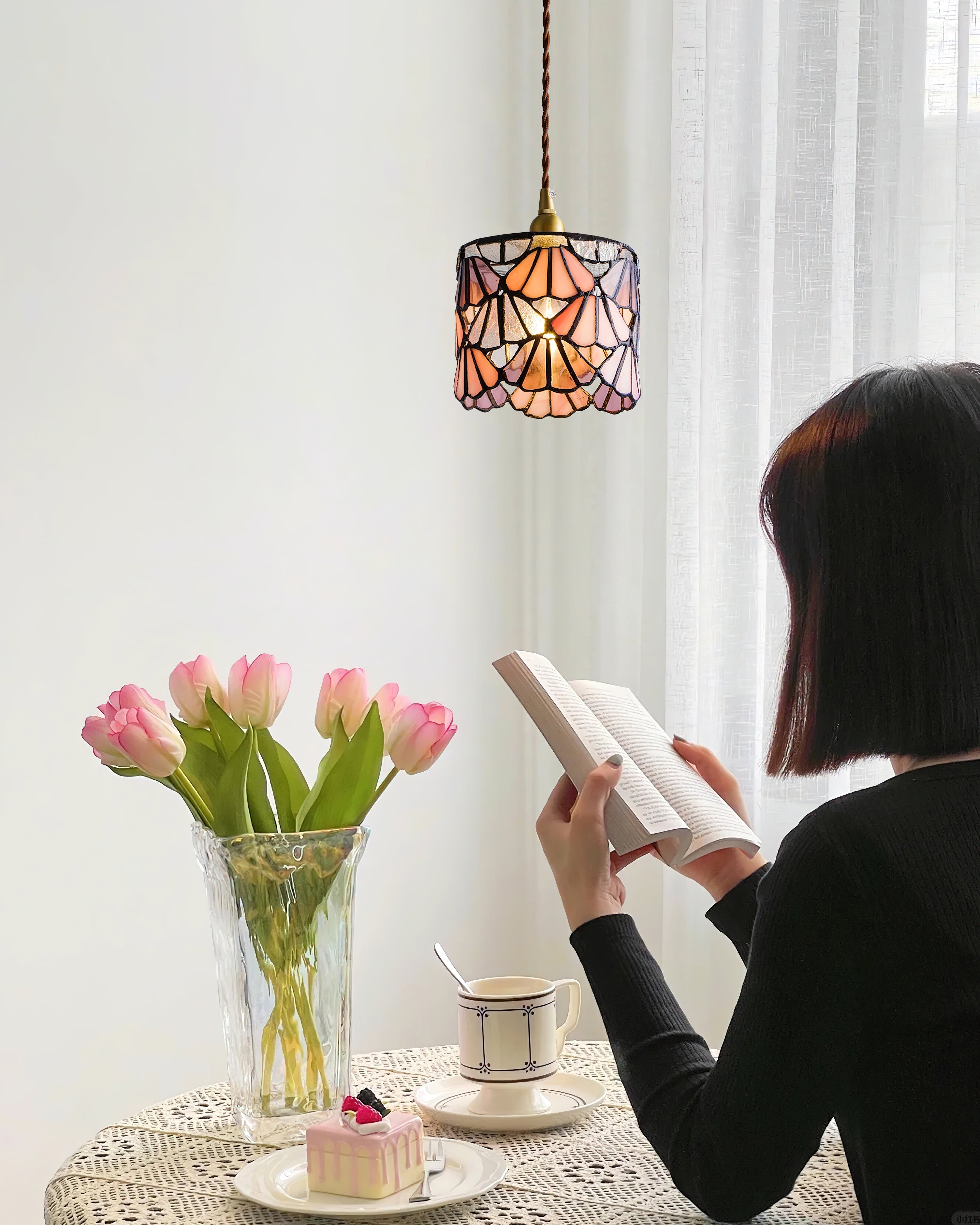 Tiffany Pendant Light Classic Design - Lamp Copper