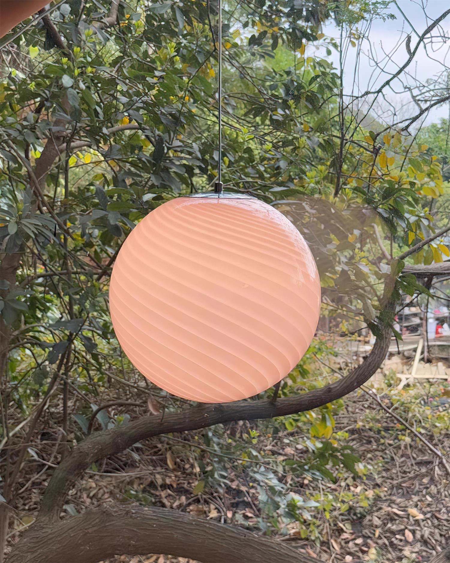 Joliv Glass Globe Pendant Lamp - Lamp Copper
