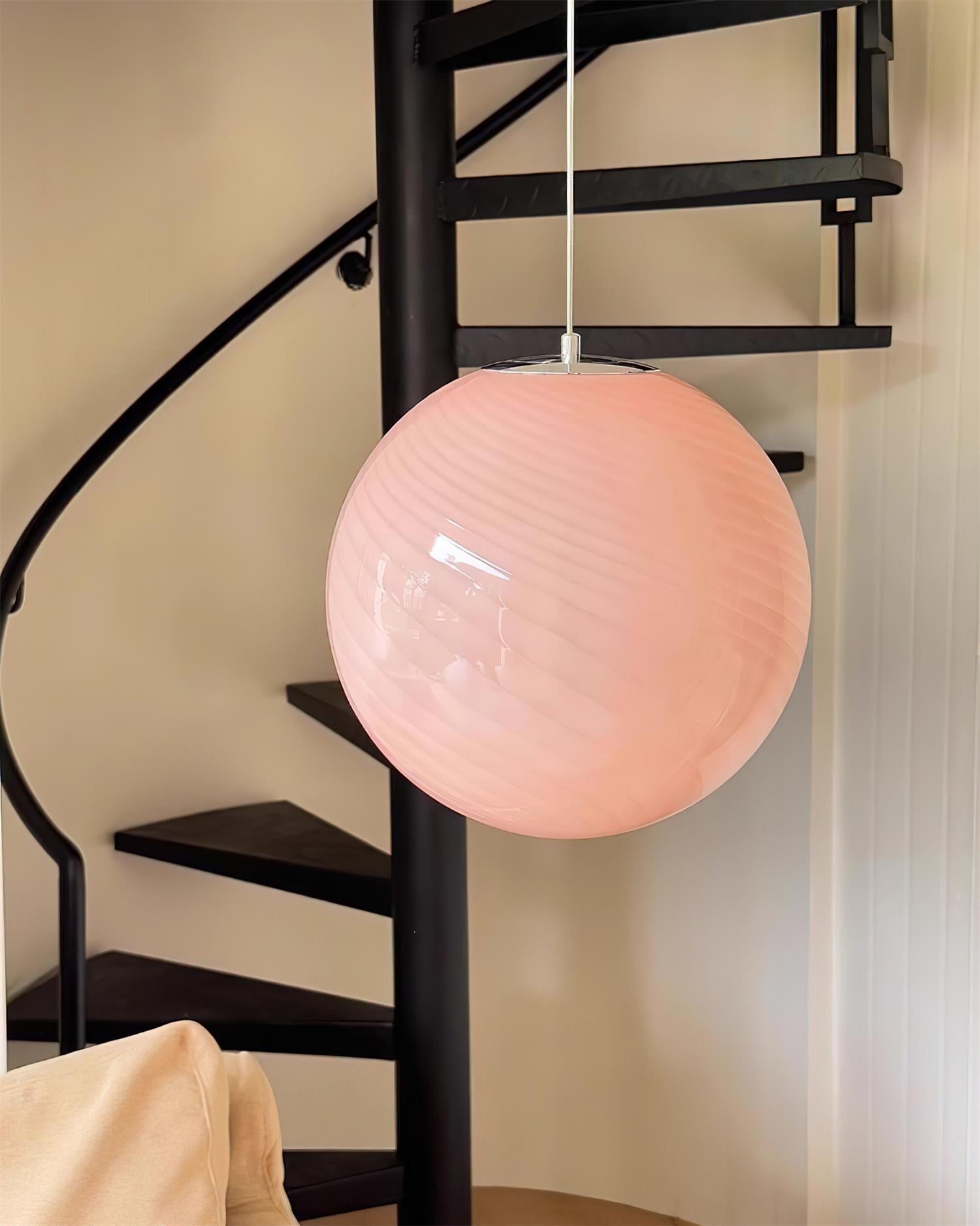 Joliv Glass Globe Pendant Lamp - Lamp Copper