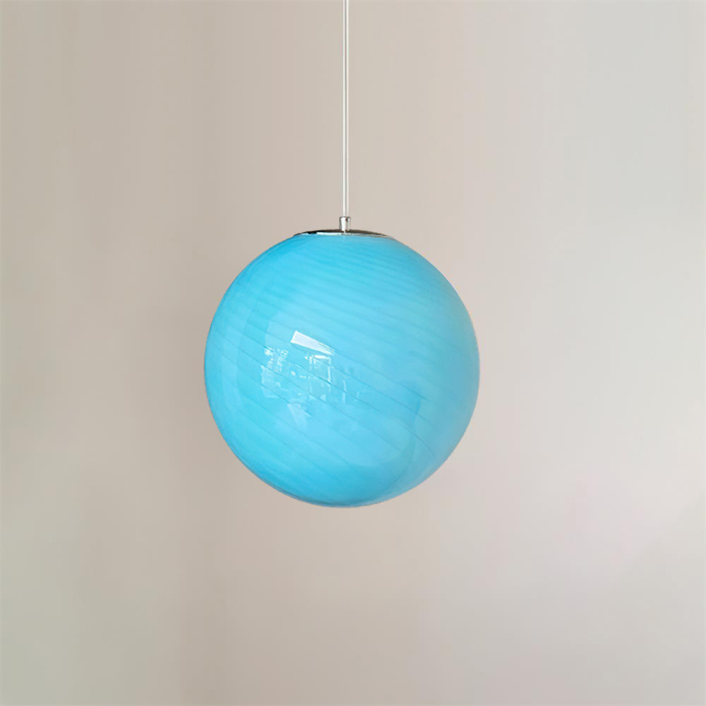 Joliv Glass Globe Pendant Lamp - Lamp Copper