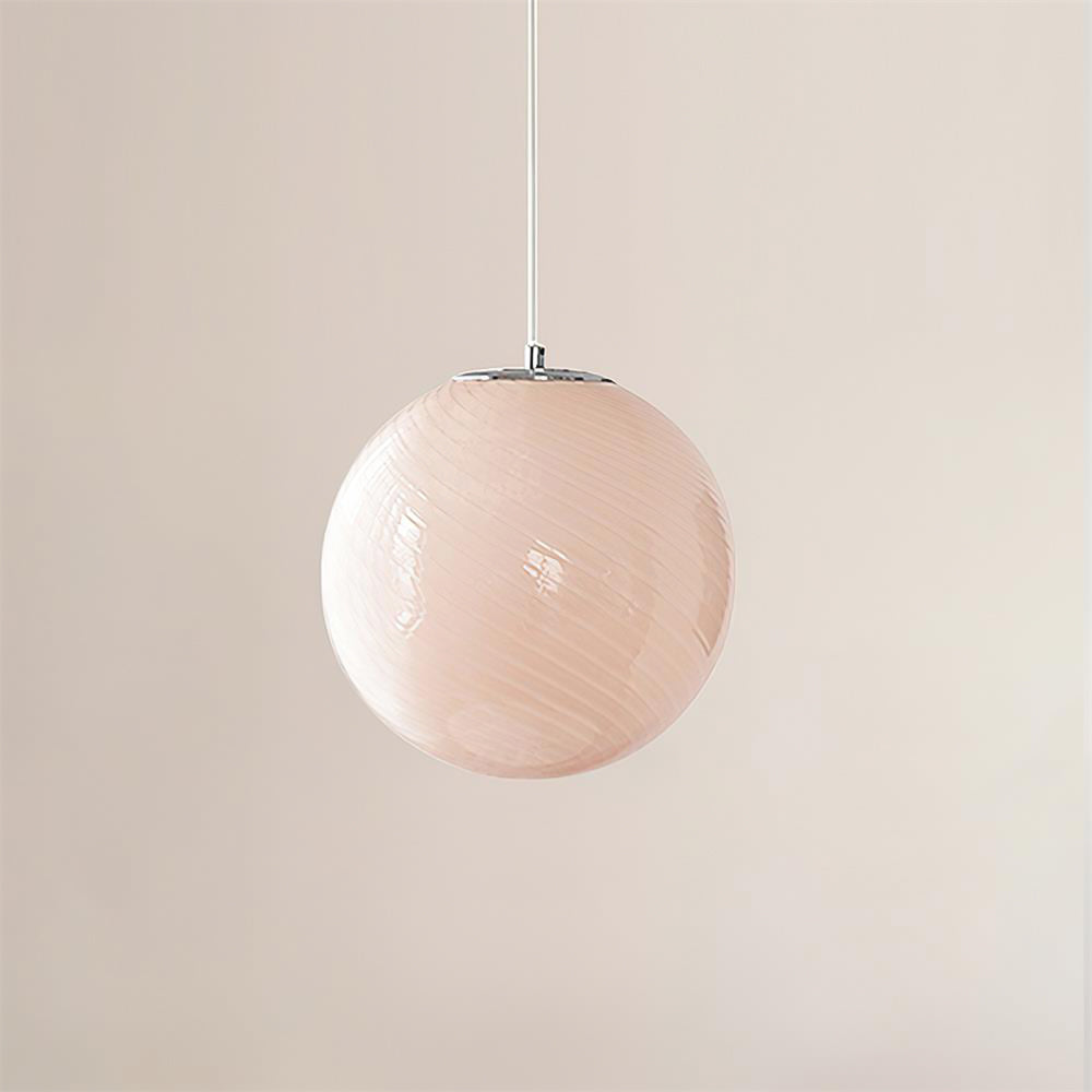Joliv Glass Globe Pendant Lamp - Lamp Copper