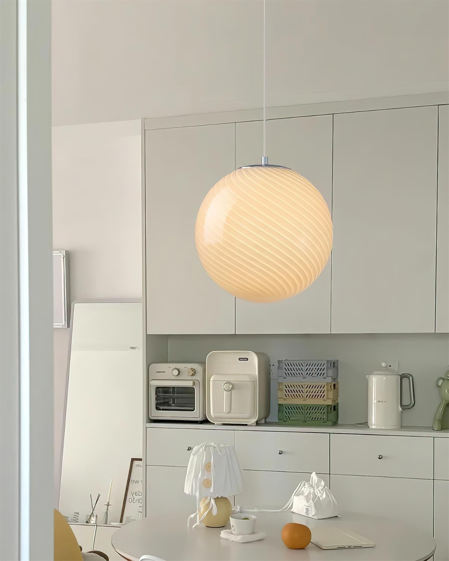 Joliv Glass Globe Pendant Lamp - Lamp Copper