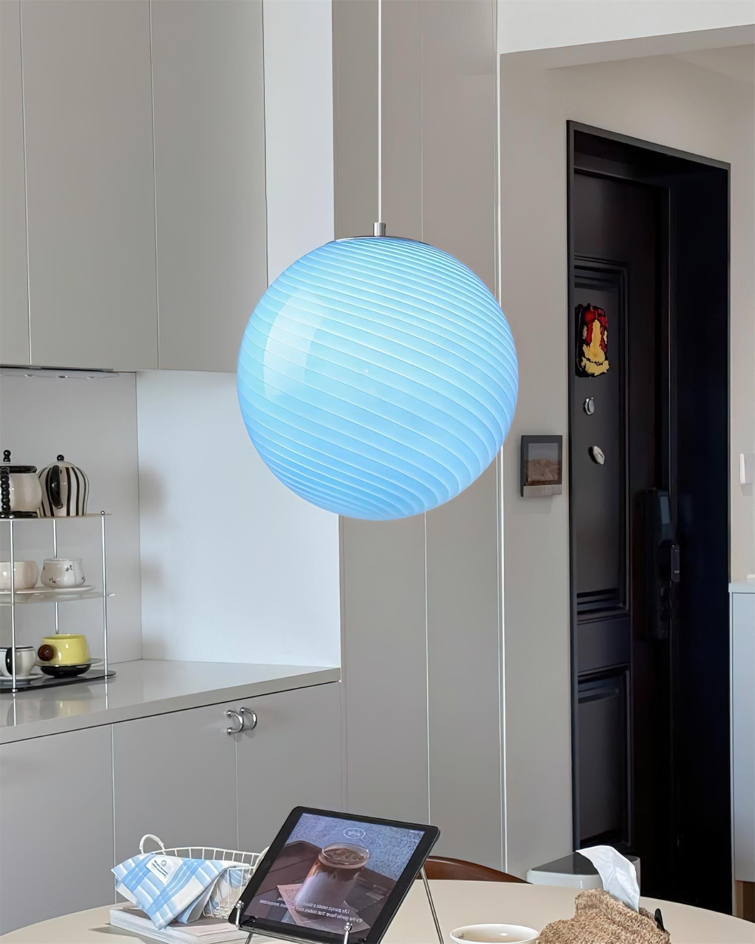 Joliv Glass Globe Pendant Lamp - Lamp Copper