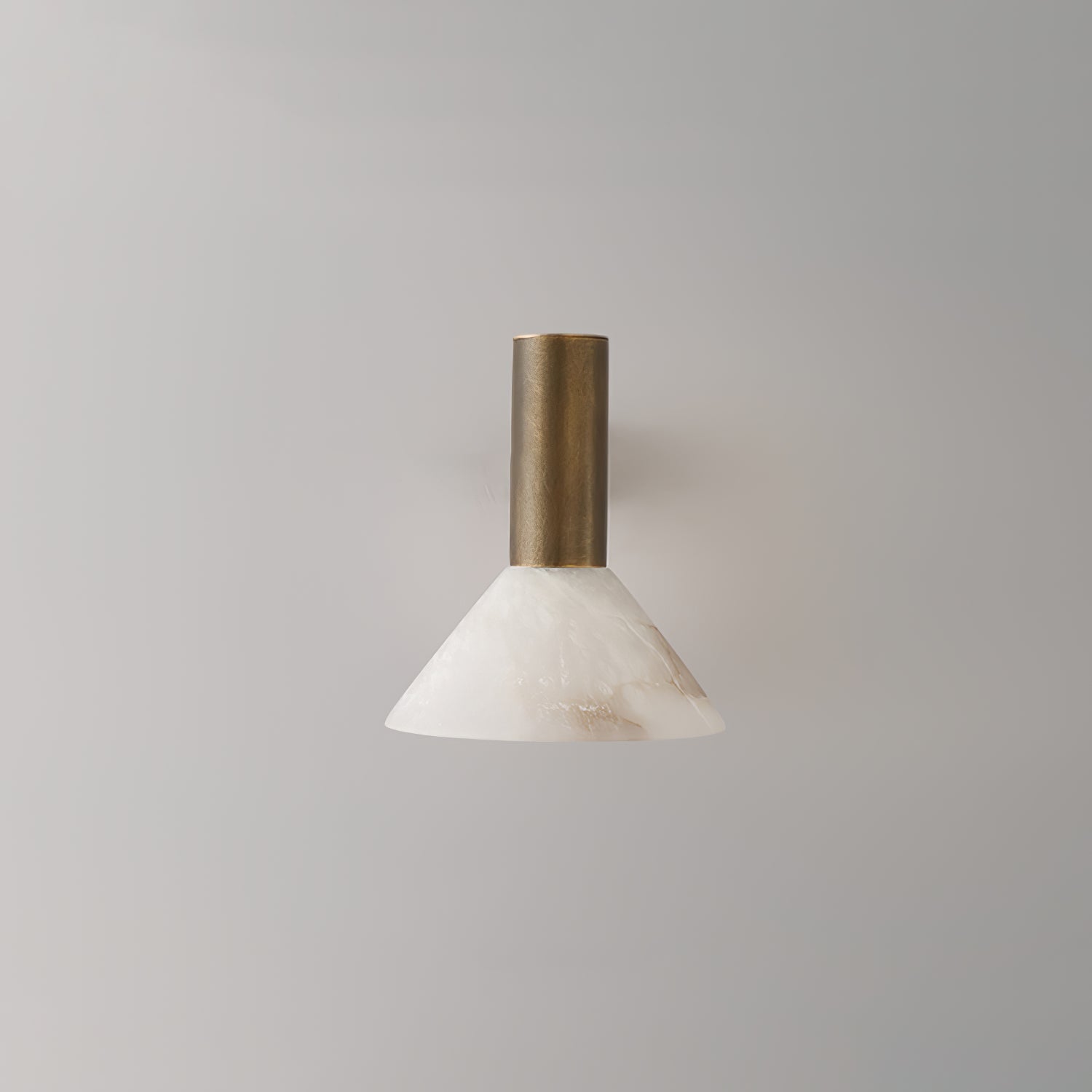 Eurnoria Cone Alabaster Wall Light - Lamp Copper