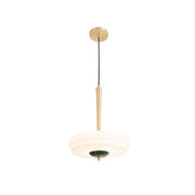 Ithaara Modern Minimalist Trave Alabaster Pendant Lamp - Lamp Copper