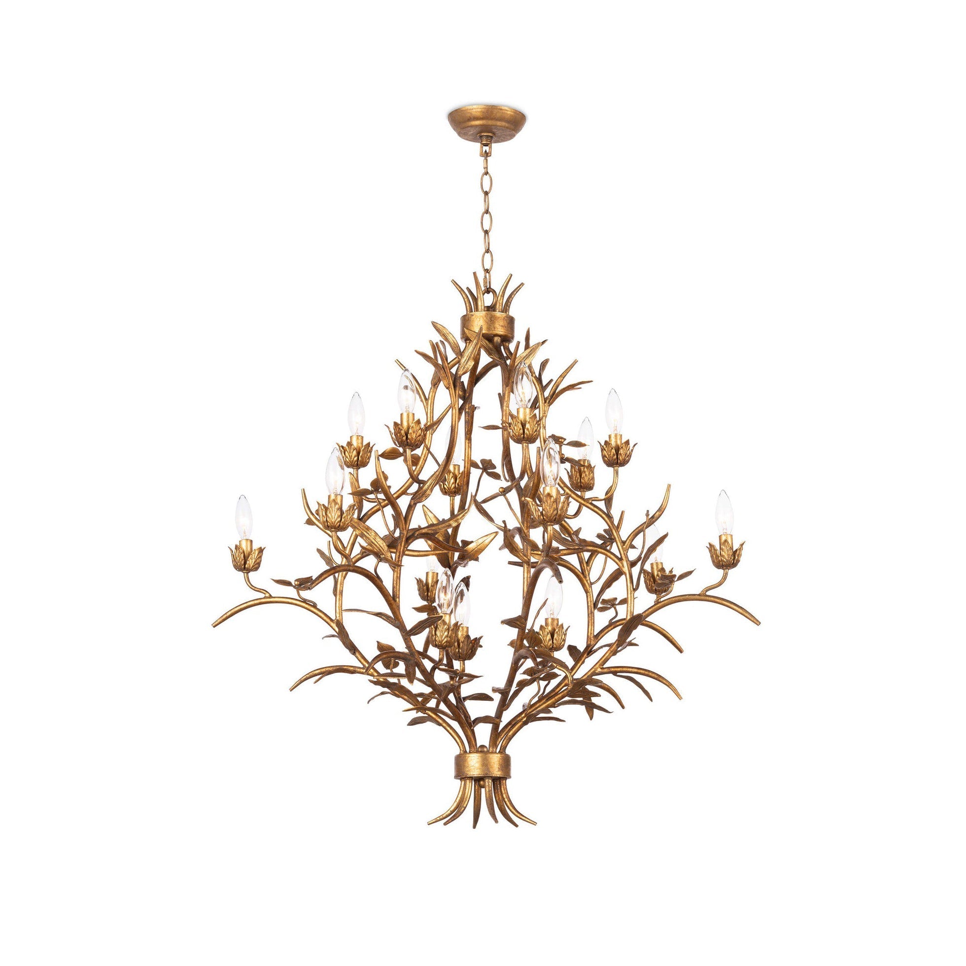 Lydoraris Postmodern Luxury Art Metal Chandelier - Lamp Copper