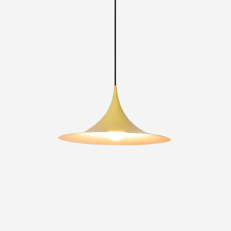 Pendant Lamp Slim Neck and Wide Flare Contemporary Dining - Lamp Copper
