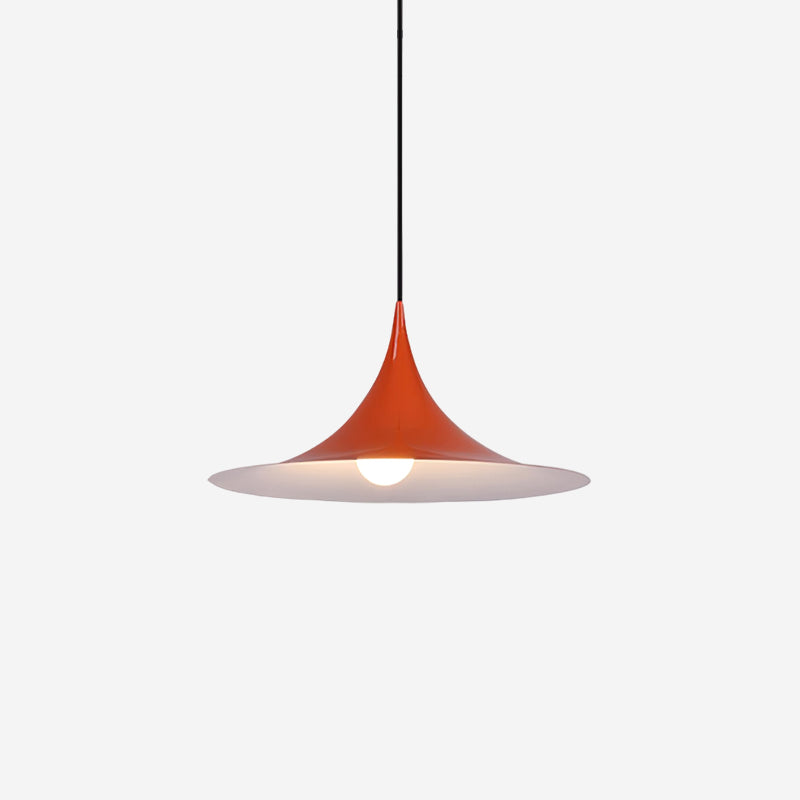 Pendant Lamp Slim Neck and Wide Flare Contemporary Dining - Lamp Copper