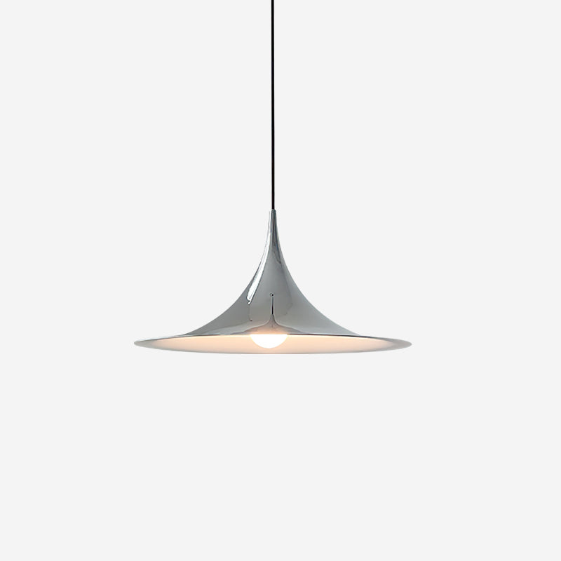Pendant Lamp Slim Neck and Wide Flare Contemporary Dining - Lamp Copper