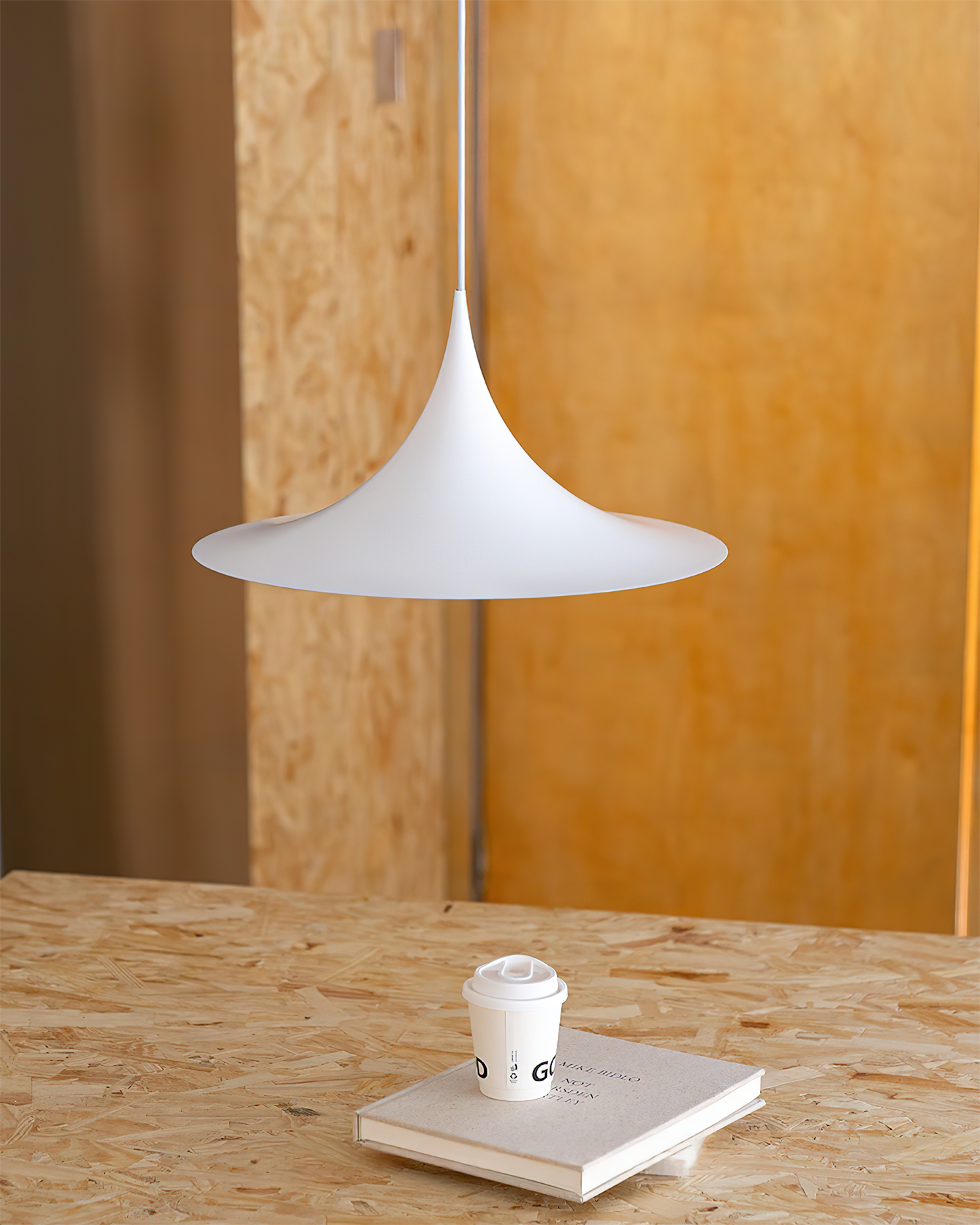 Pendant Lamp Slim Neck and Wide Flare Contemporary Dining - Lamp Copper