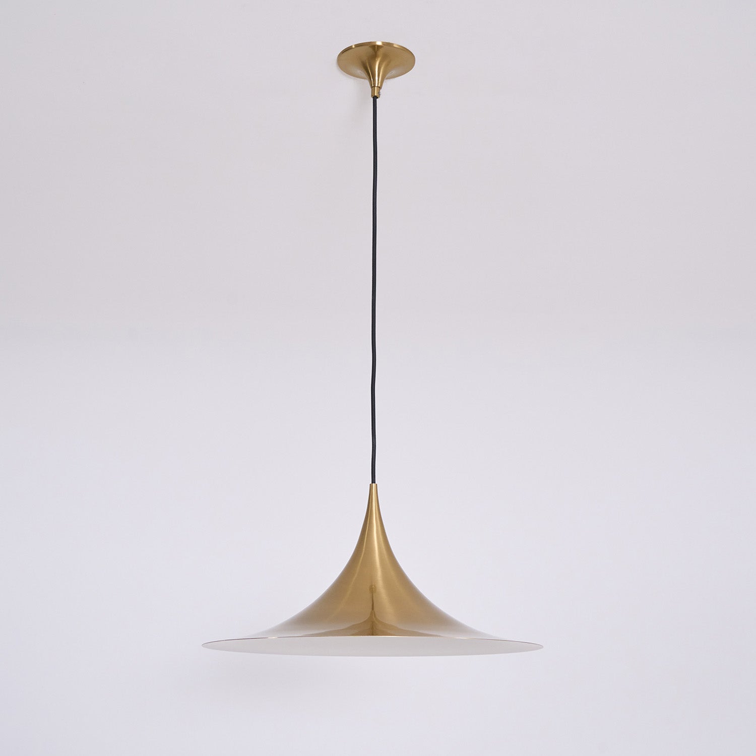Pendant Lamp Slim Neck and Wide Flare Contemporary Dining - Lamp Copper