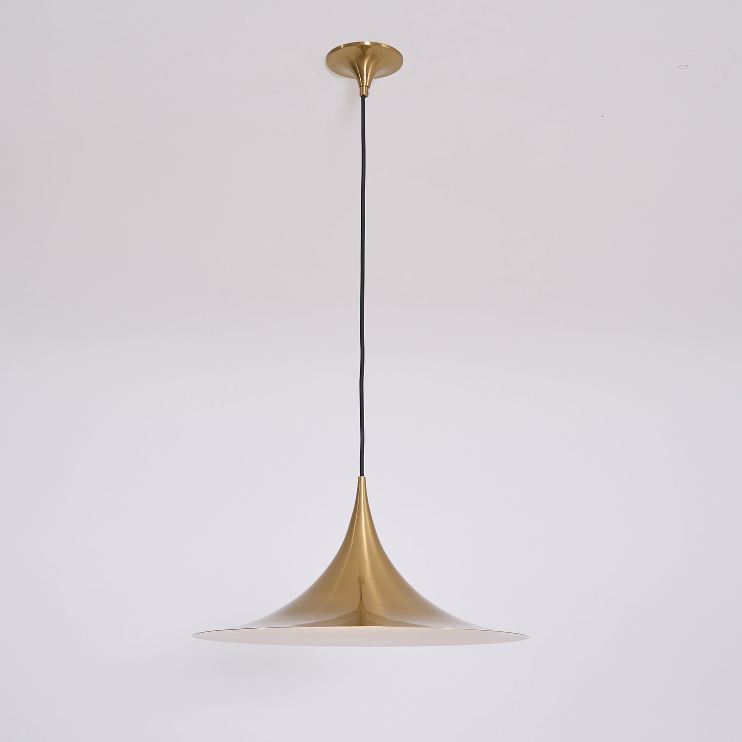 Pendant Lamp Slim Neck and Wide Flare Contemporary Dining - Lamp Copper