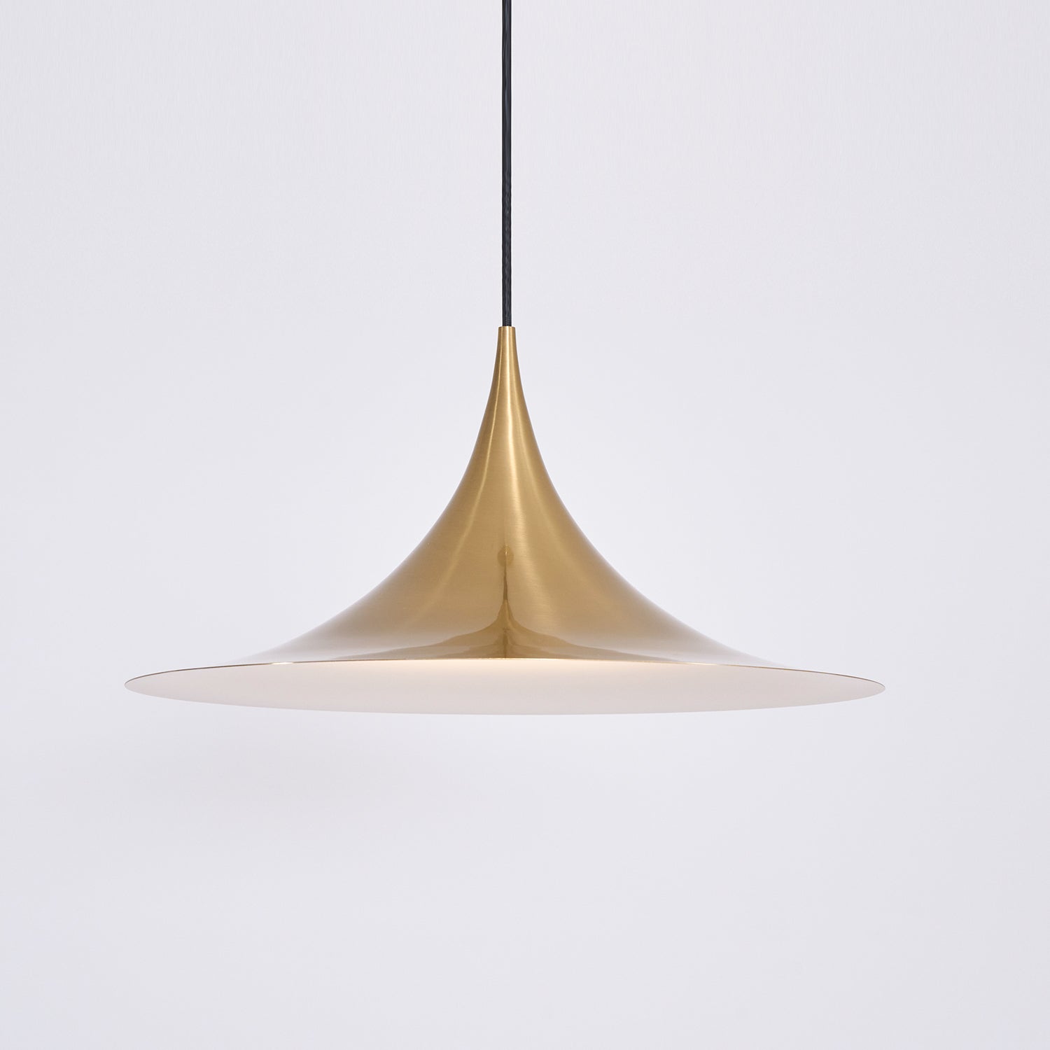 Pendant Lamp Slim Neck and Wide Flare Contemporary Dining - Lamp Copper