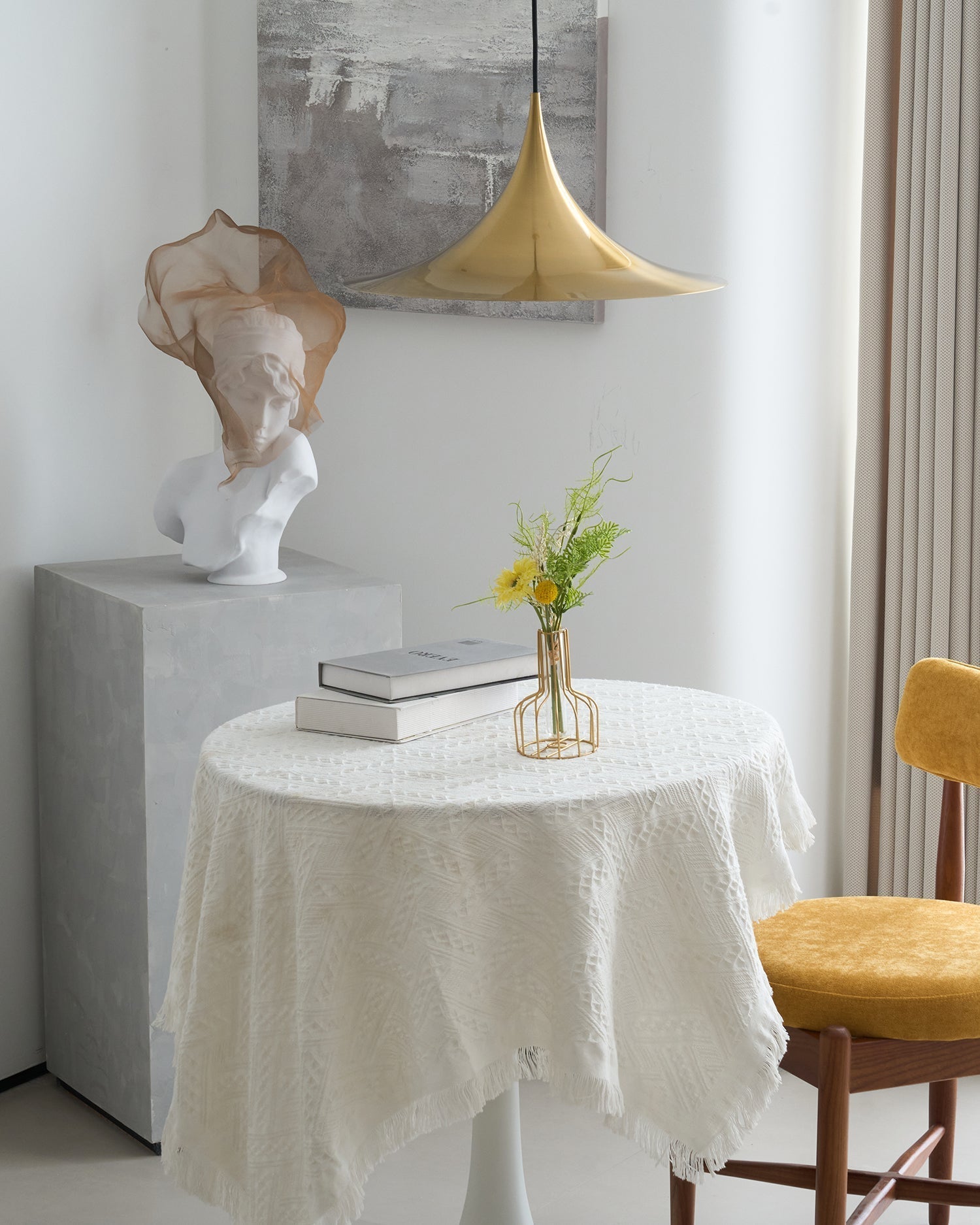 Pendant Lamp Slim Neck and Wide Flare Contemporary Dining - Lamp Copper