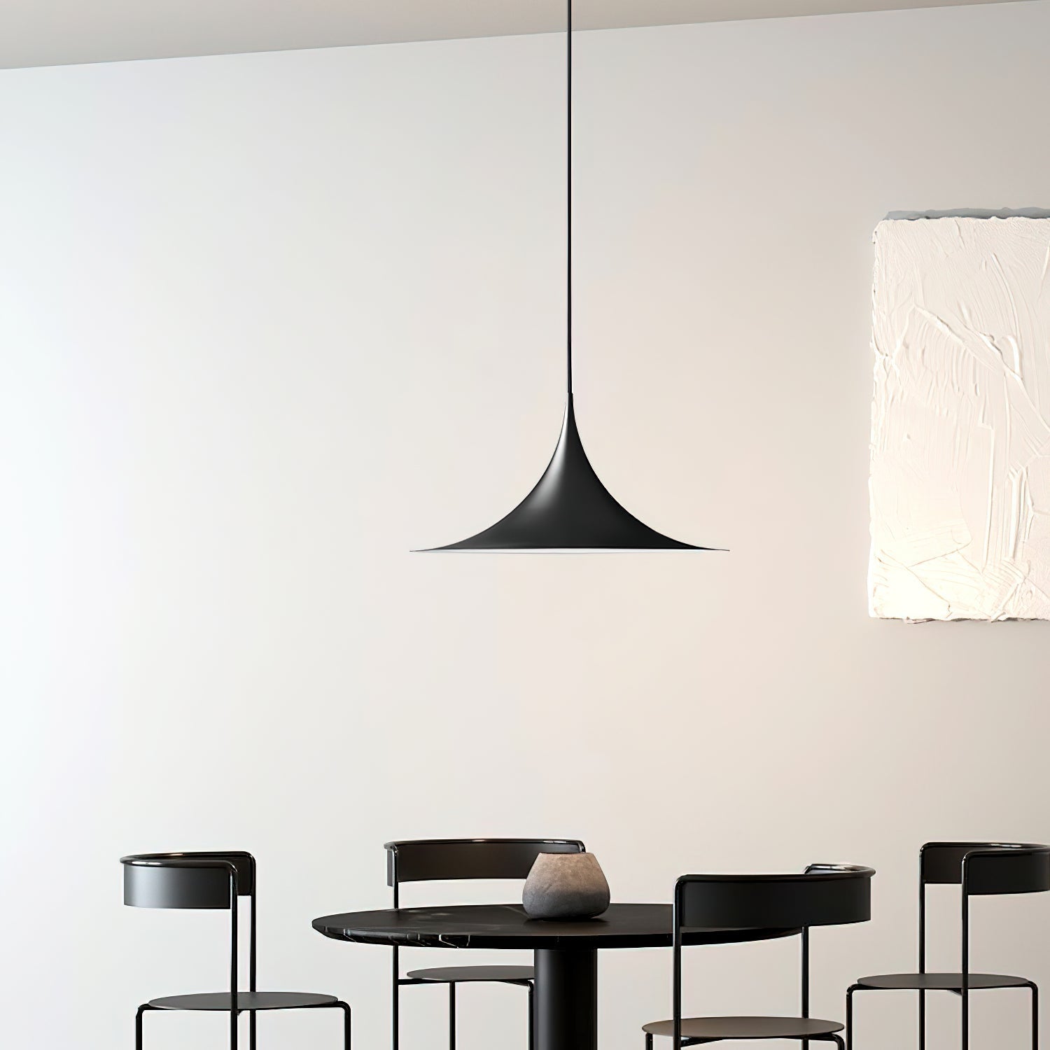 Pendant Lamp Slim Neck and Wide Flare Contemporary Dining - Lamp Copper