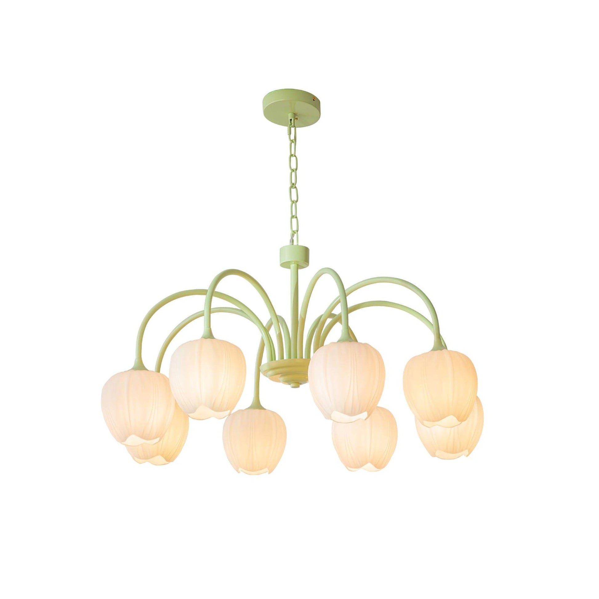 Viloror Matcha Individual Creativity Metal Glass Chandelier - Lamp Copper