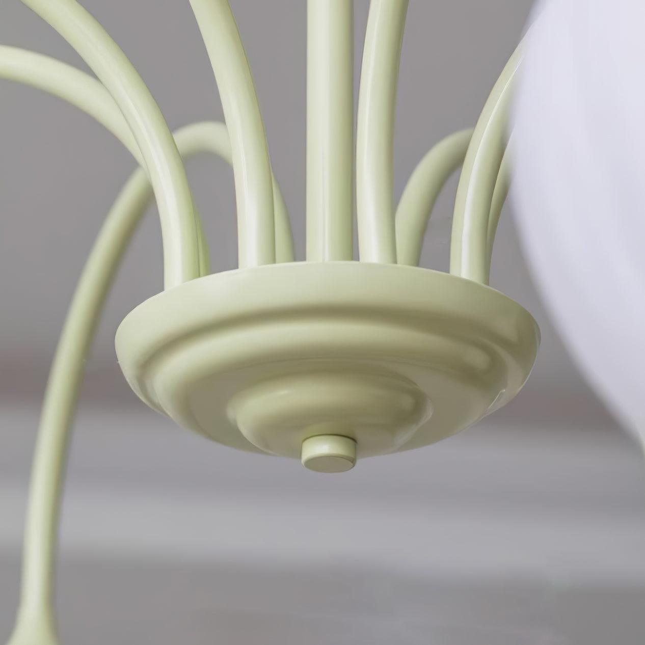 Tulip Fresh Chandeliers Glass - Lamp Copper