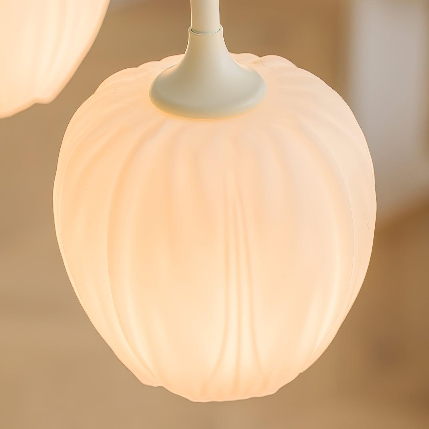 Tulip Fresh Chandeliers Glass - Lamp Copper