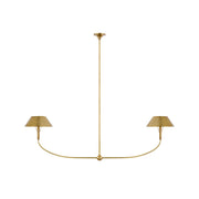 Turlington Vintage Industrial Brass Metal Chandelier - Lamp Copper