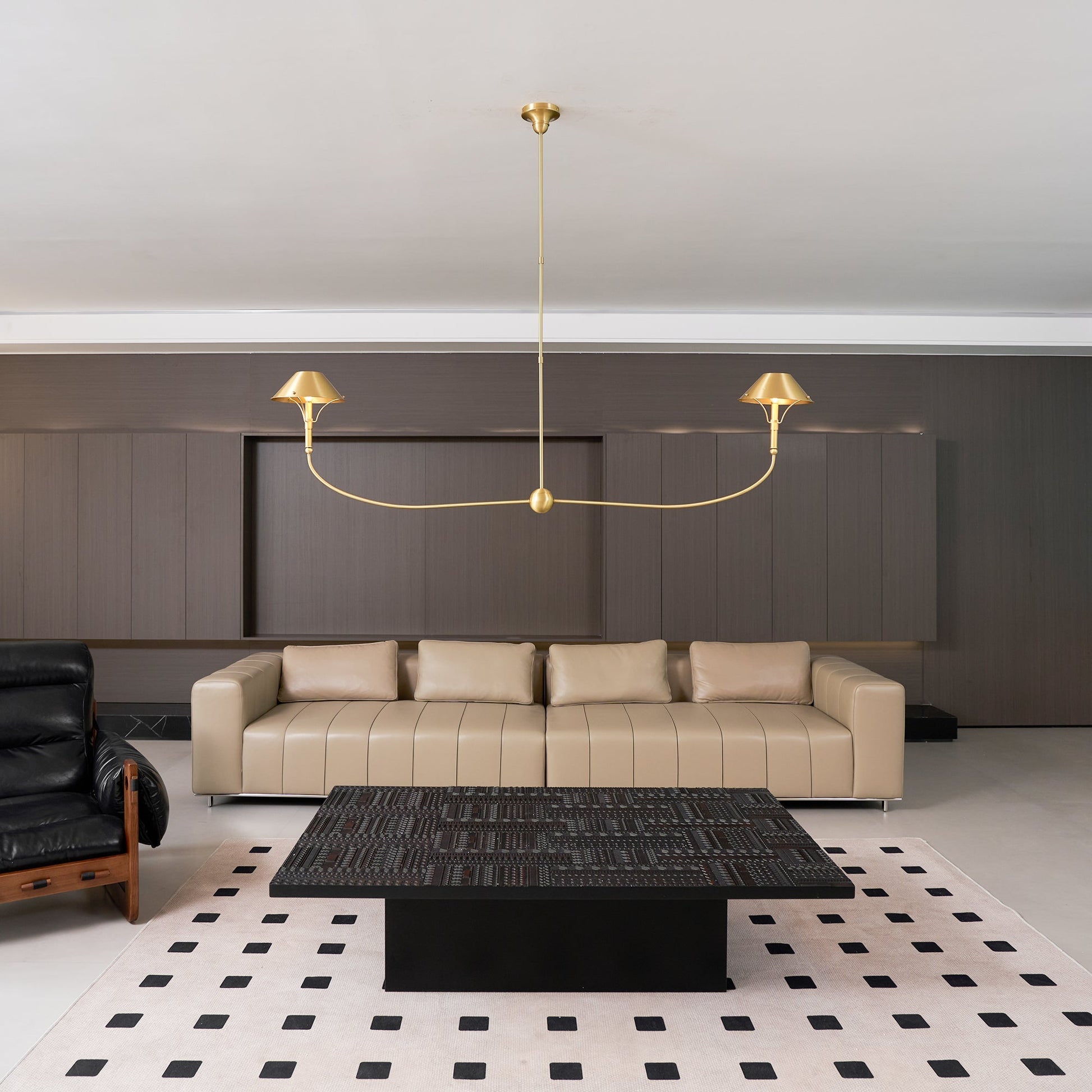 Turlington Vintage Industrial Brass Metal Chandelier - Lamp Copper