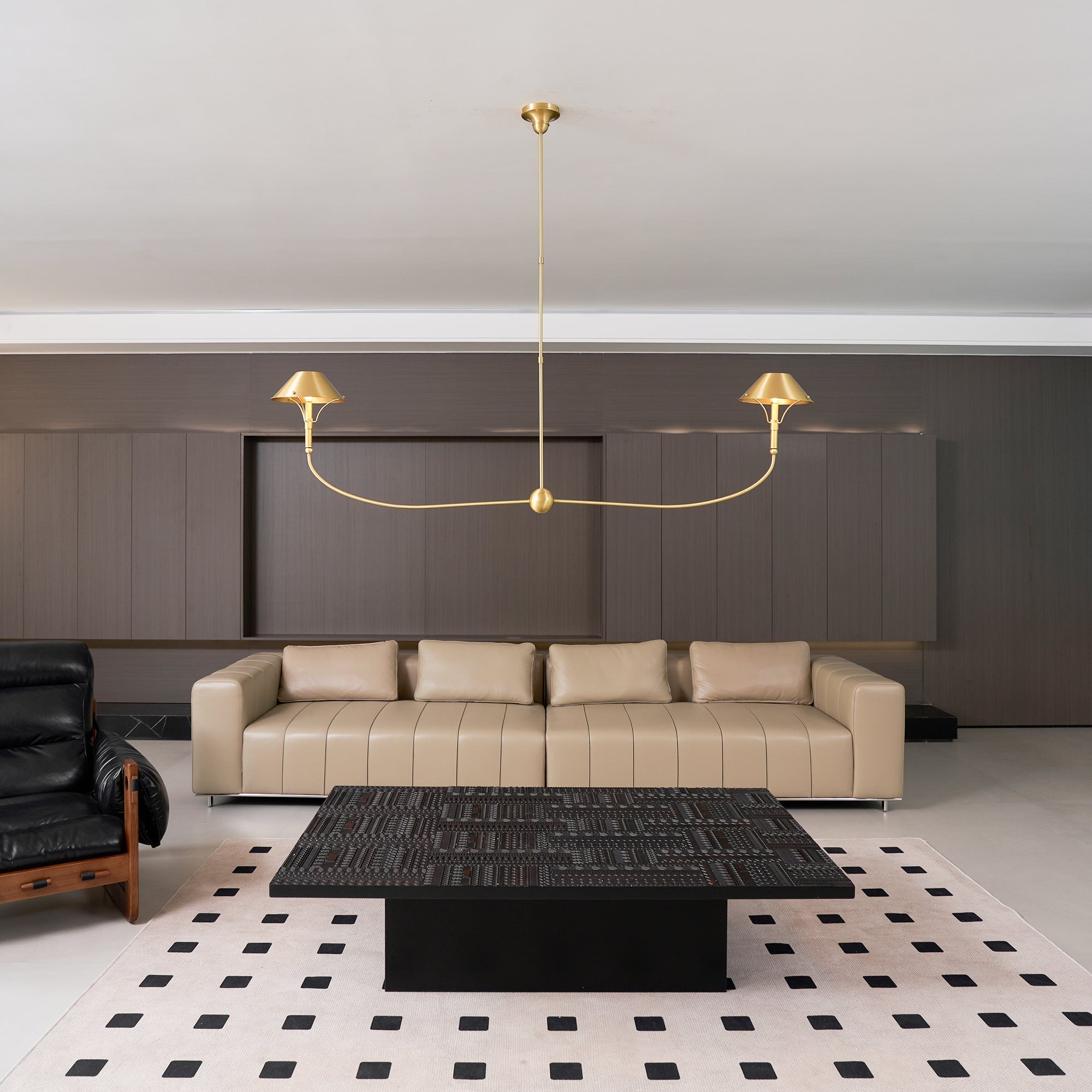Turlington Vintage Industrial Brass Metal Chandelier - Lamp Copper