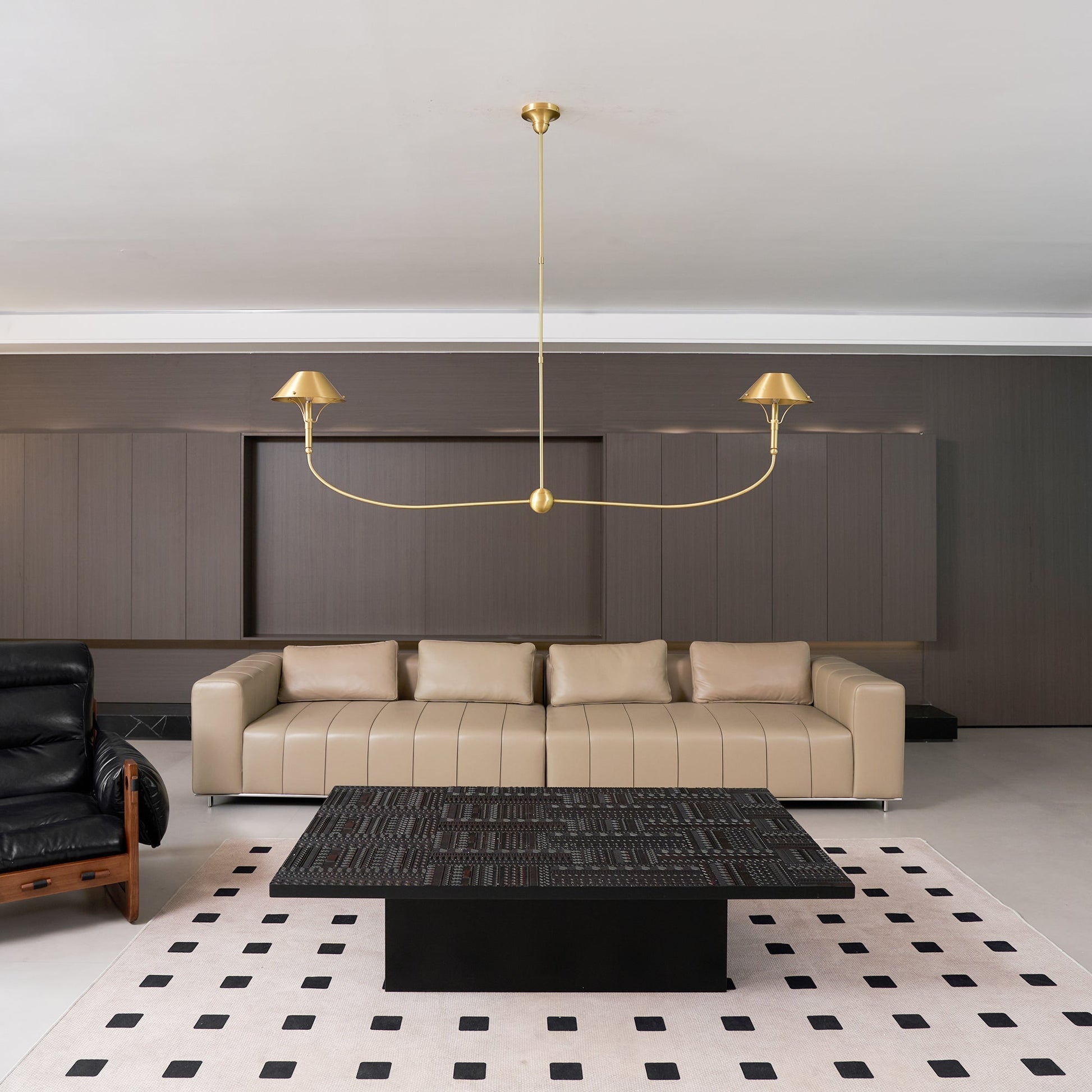 Turlington Vintage Industrial Brass Metal Chandelier - Lamp Copper