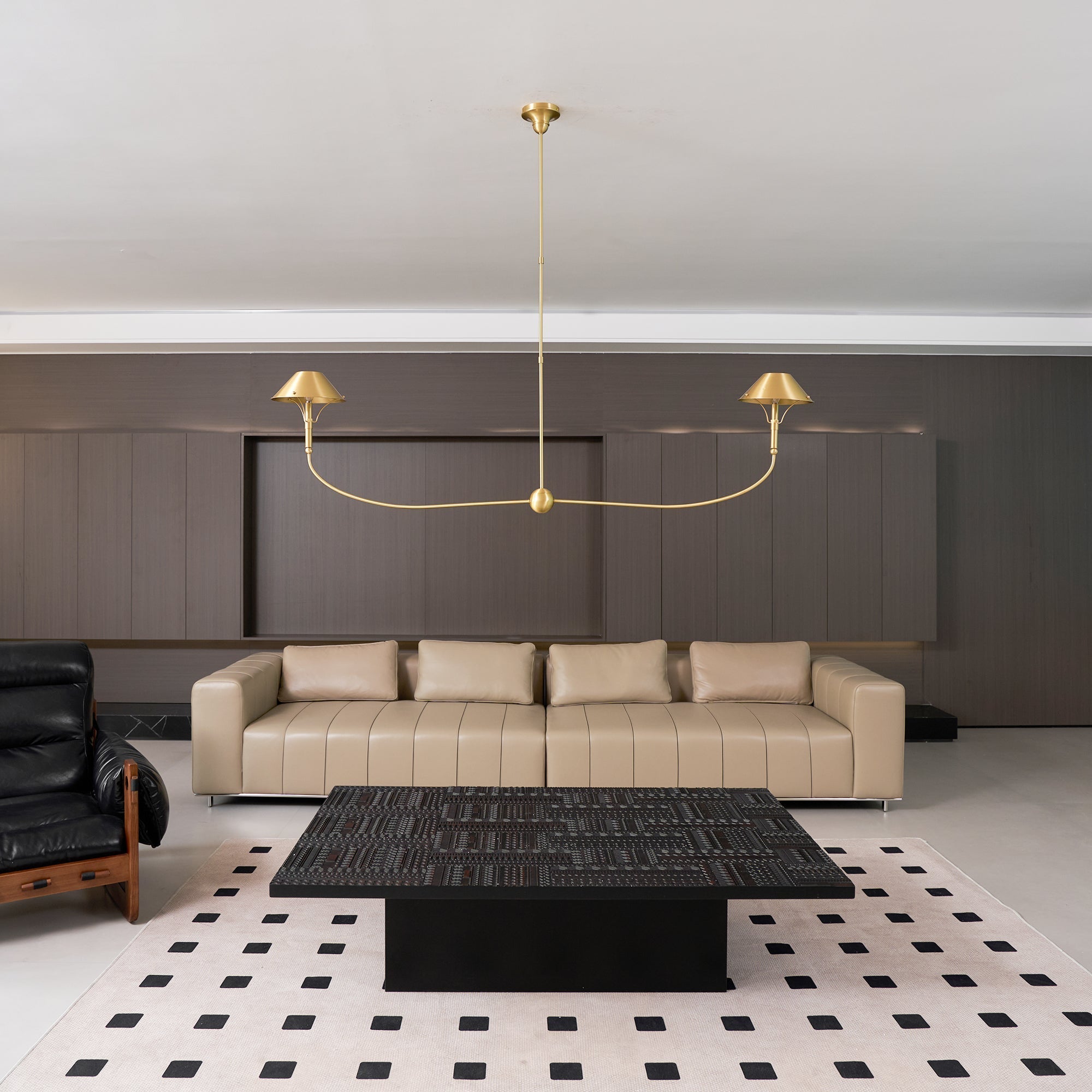 Turlington Vintage Industrial Brass Metal Chandelier - Lamp Copper