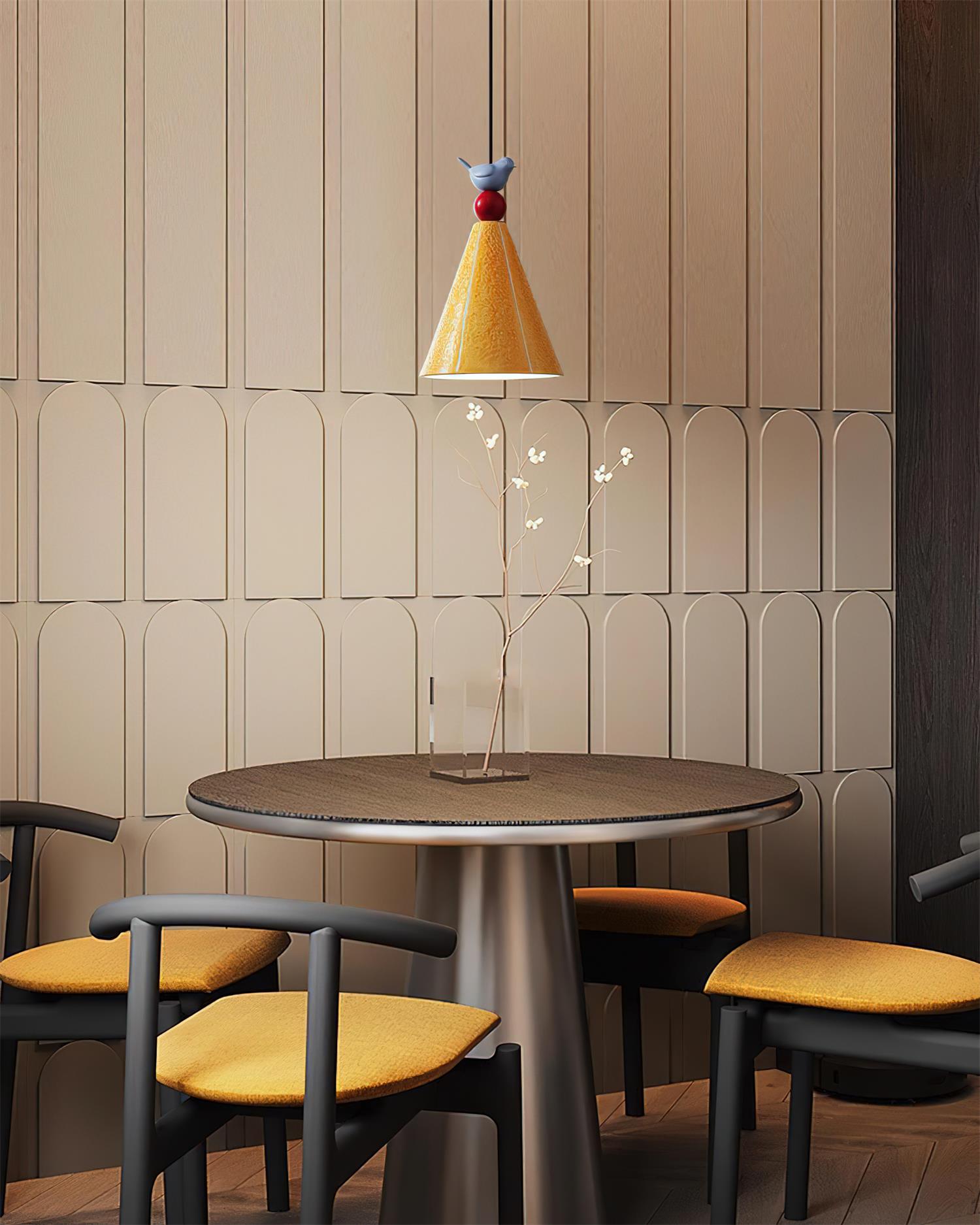 Fivio Bird Pendant Lamp - Lamp Copper