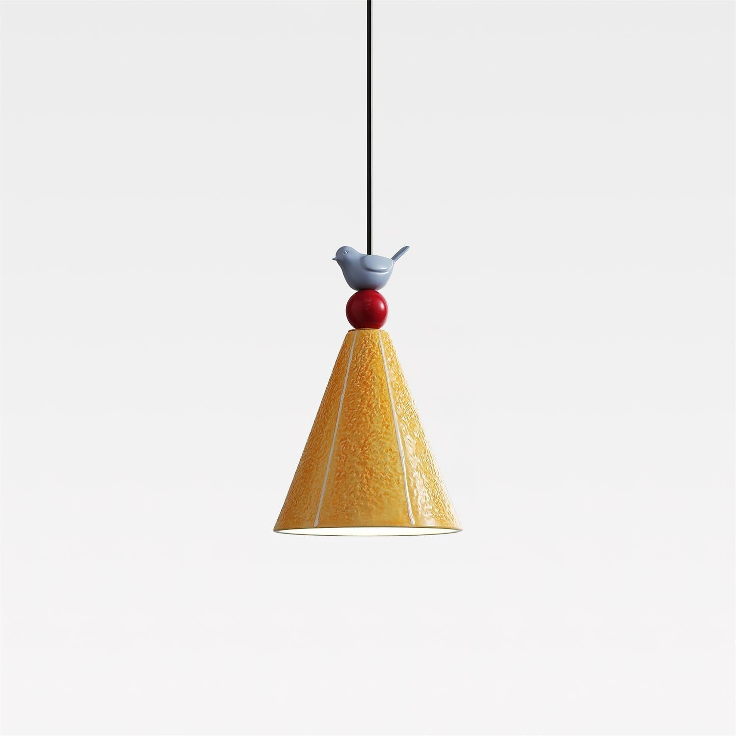 Fivio Bird Pendant Lamp - Lamp Copper