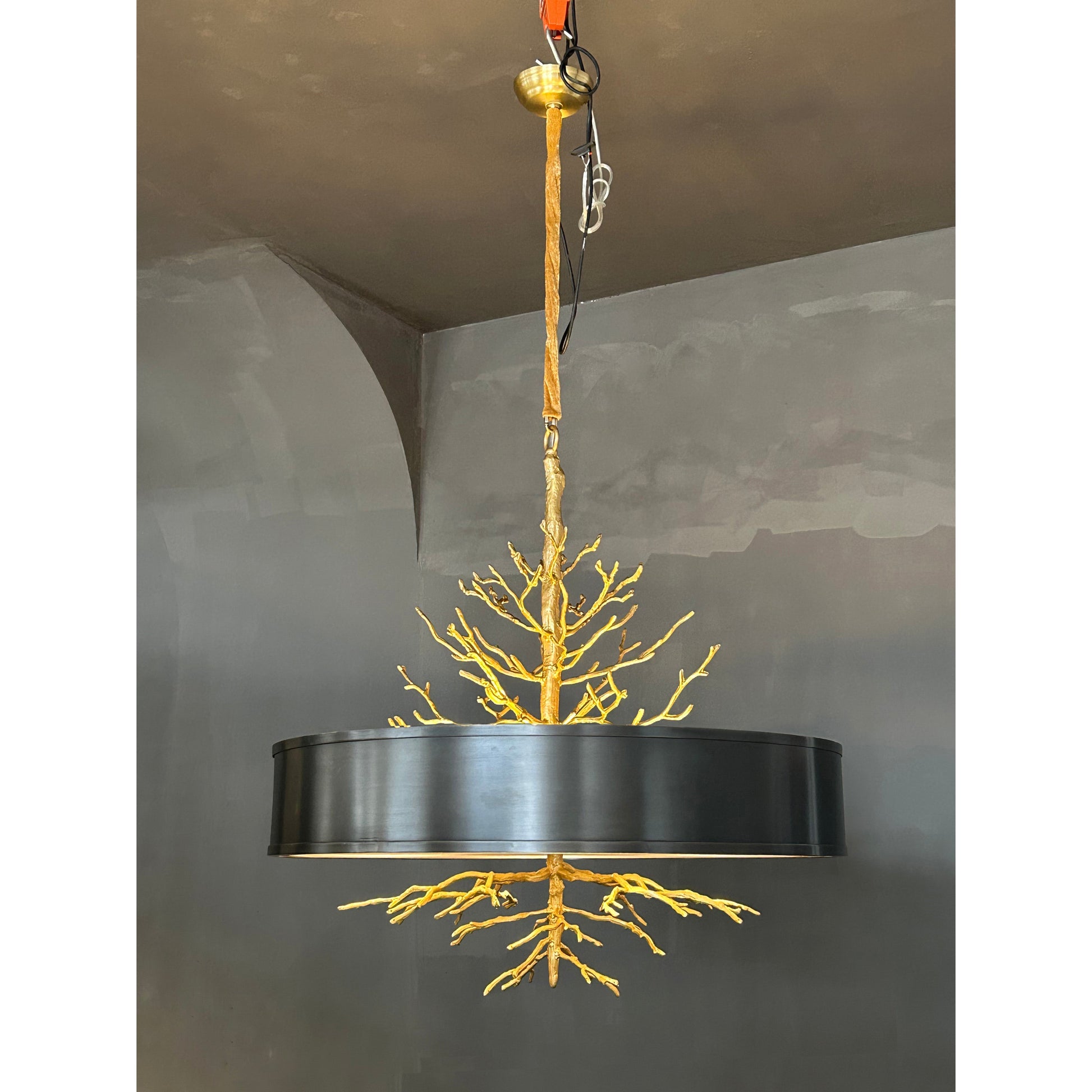 Arvele Individual Creativity Brass Metal Chandelier - Lamp Copper