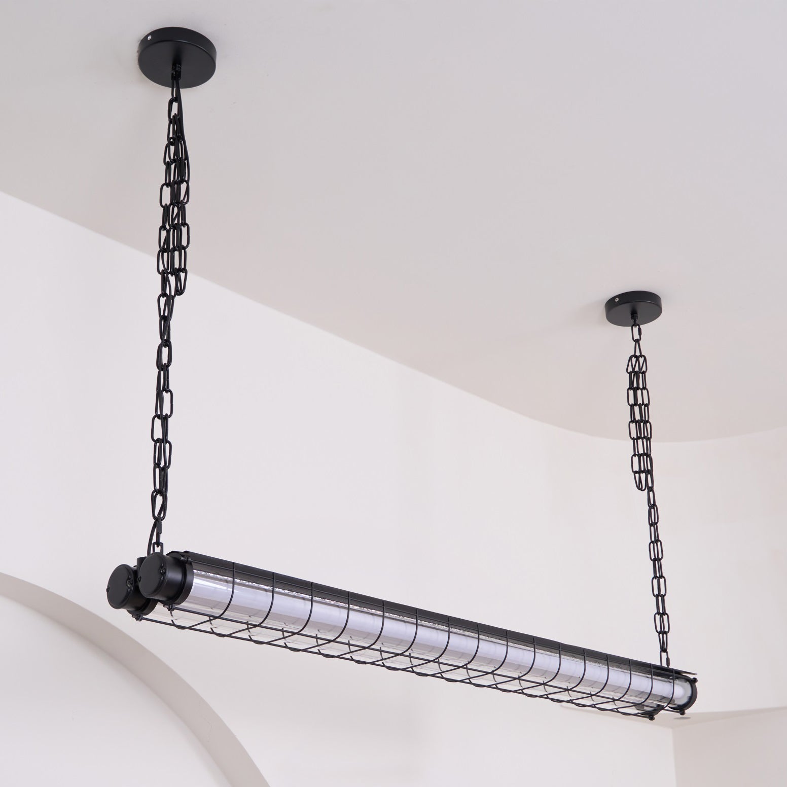 Arsorisra Industrial Linear Pendant Light - Lamp Copper
