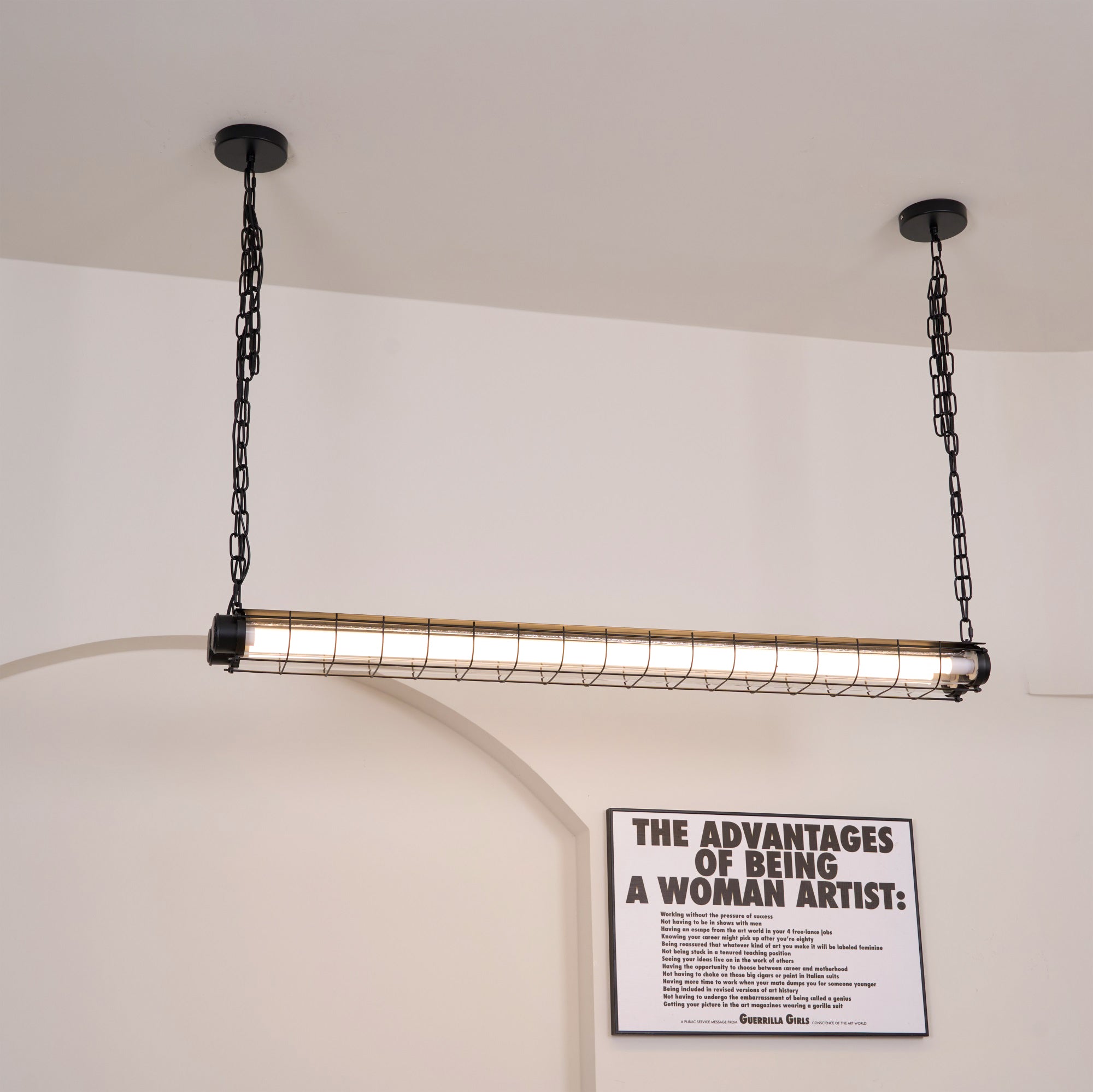 Arsorisra Industrial Linear Pendant Light - Lamp Copper