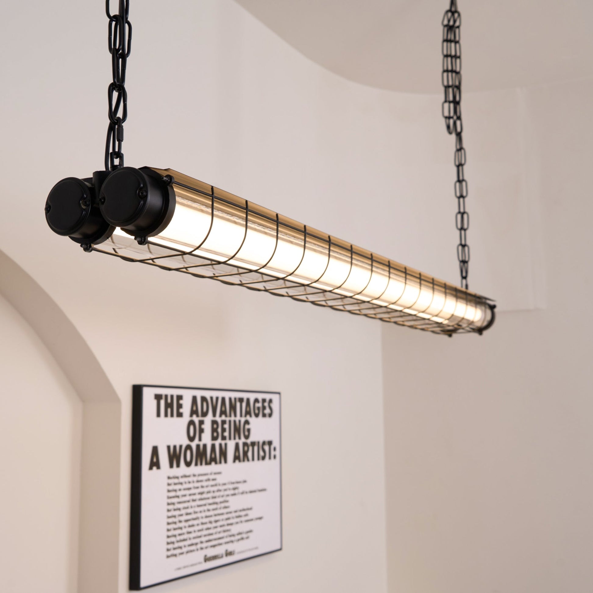 Arsorisra Industrial Linear Pendant Light - Lamp Copper