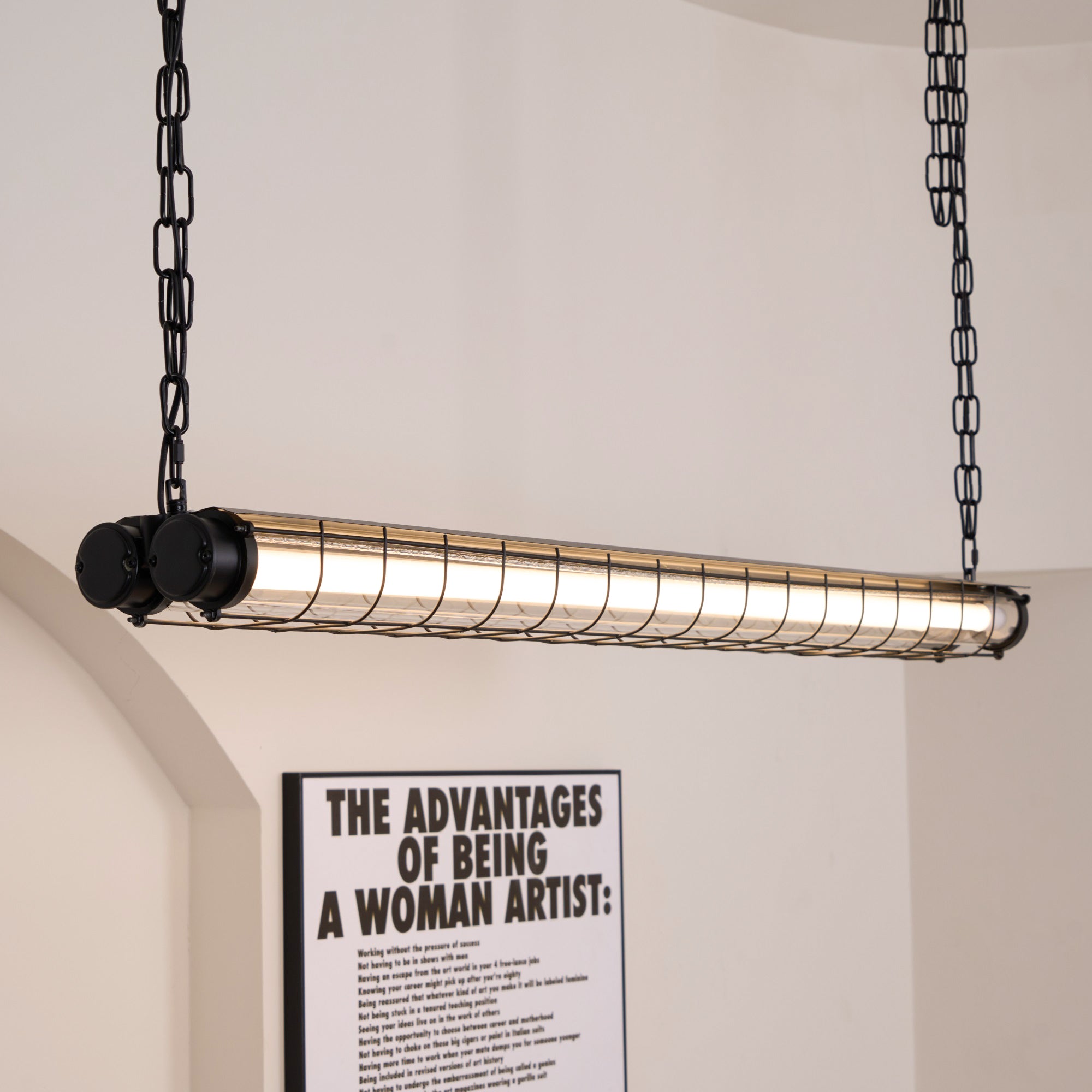 Arsorisra Industrial Linear Pendant Light - Lamp Copper