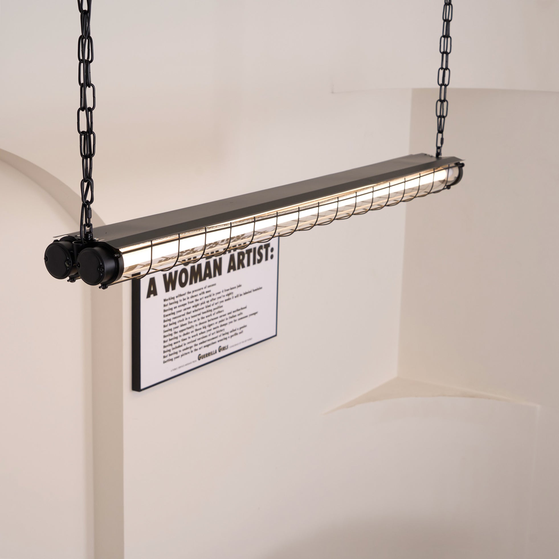 Arsorisra Industrial Linear Pendant Light - Lamp Copper