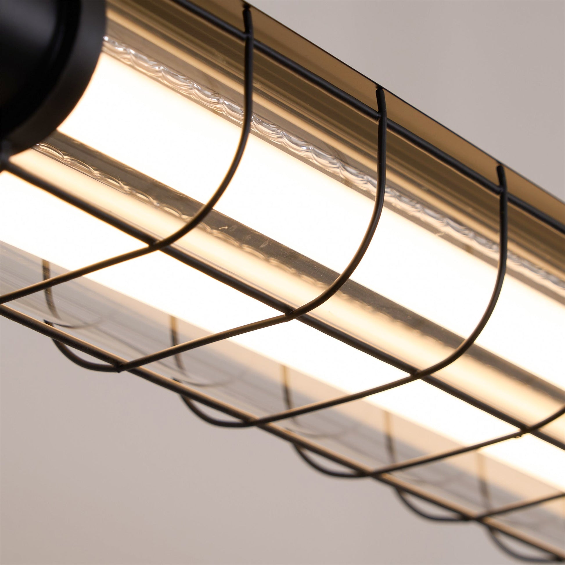 Arsorisra Industrial Linear Pendant Light - Lamp Copper